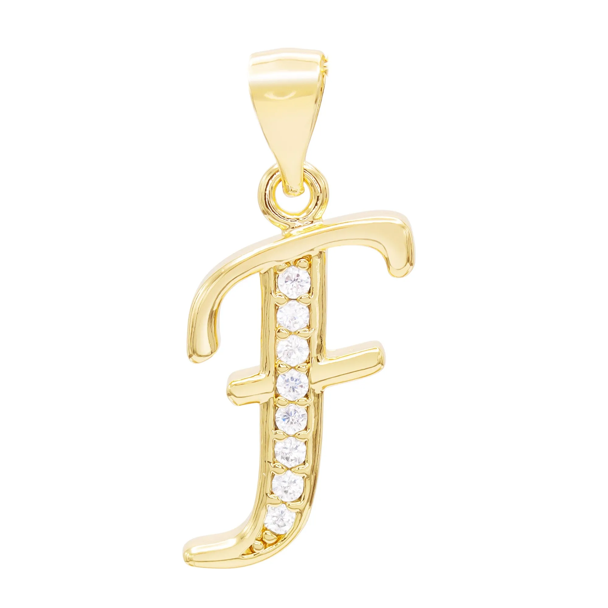 A-Z Letter CZ Pendant 14K Gold Filled Rope Anklet Set 10" Women Jewelry