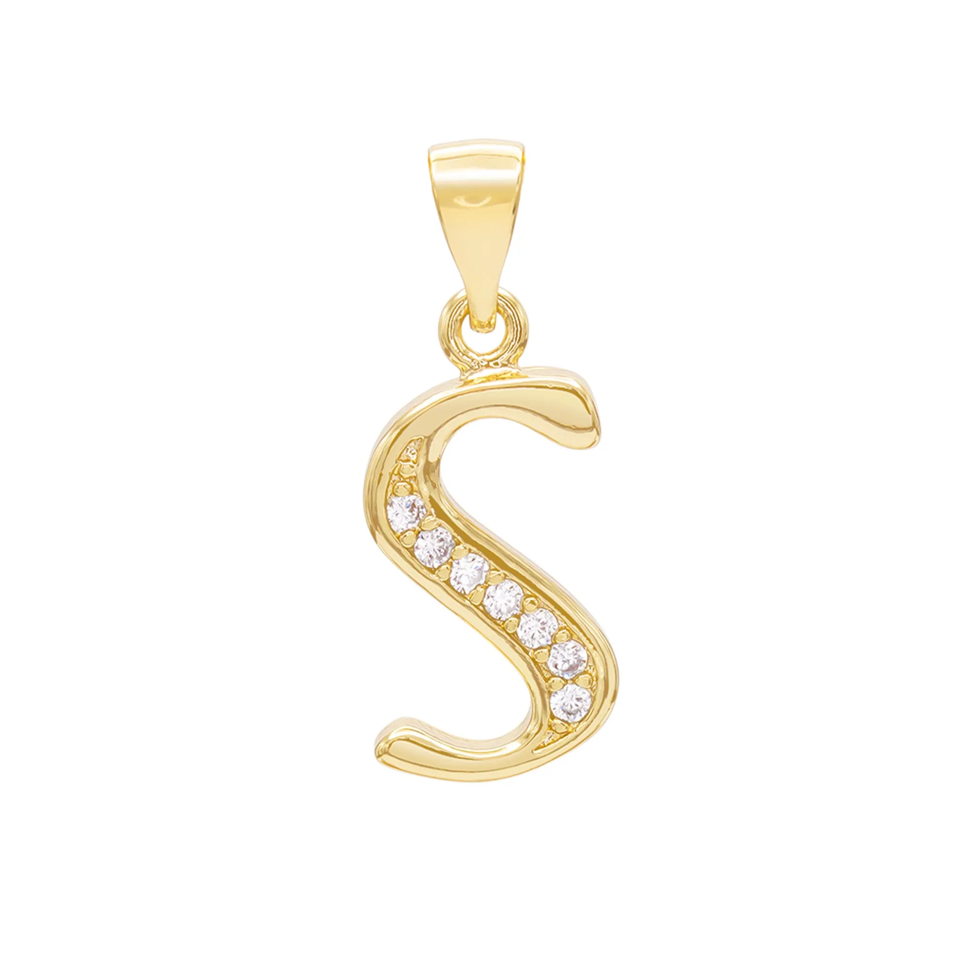A-Z Letter CZ Pendant 14K Gold Filled Rope Anklet Set 10" Women Jewelry
