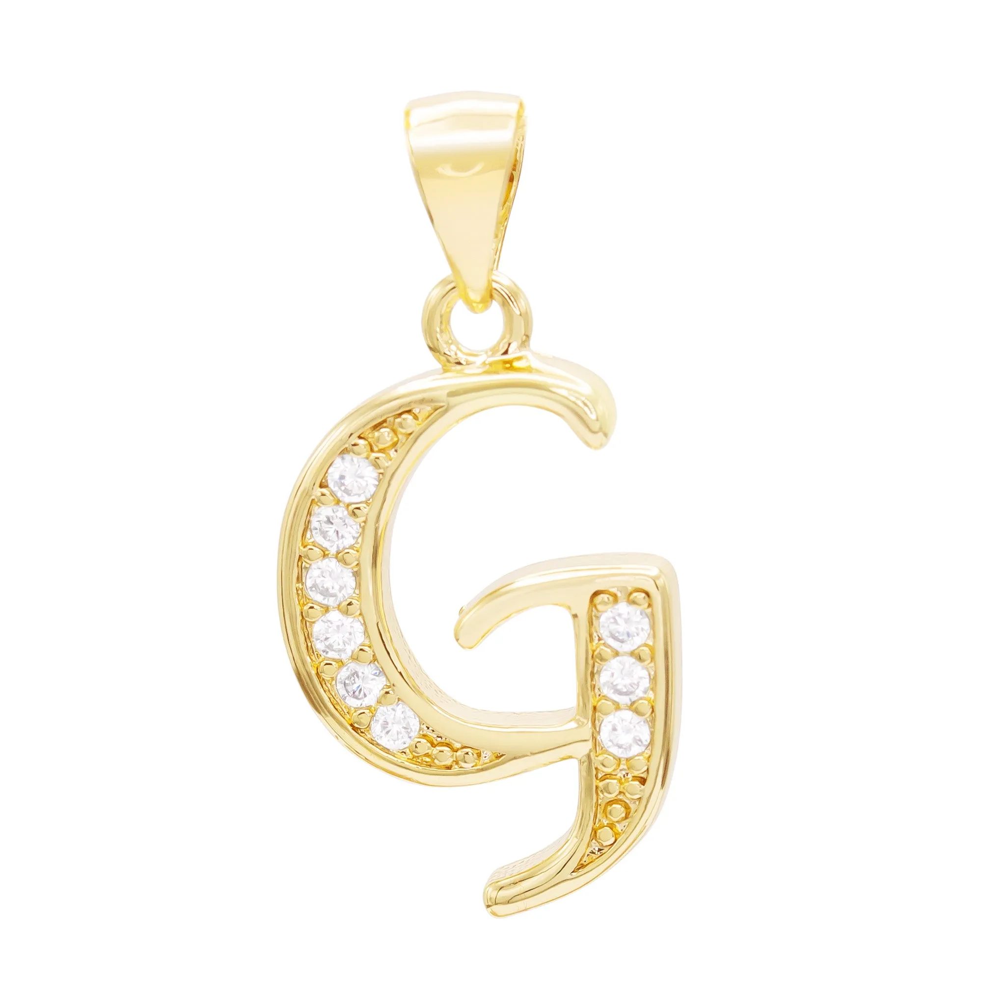 A-Z Letter CZ Pendant 14K Gold Filled Rope Anklet Set 10" Women Jewelry