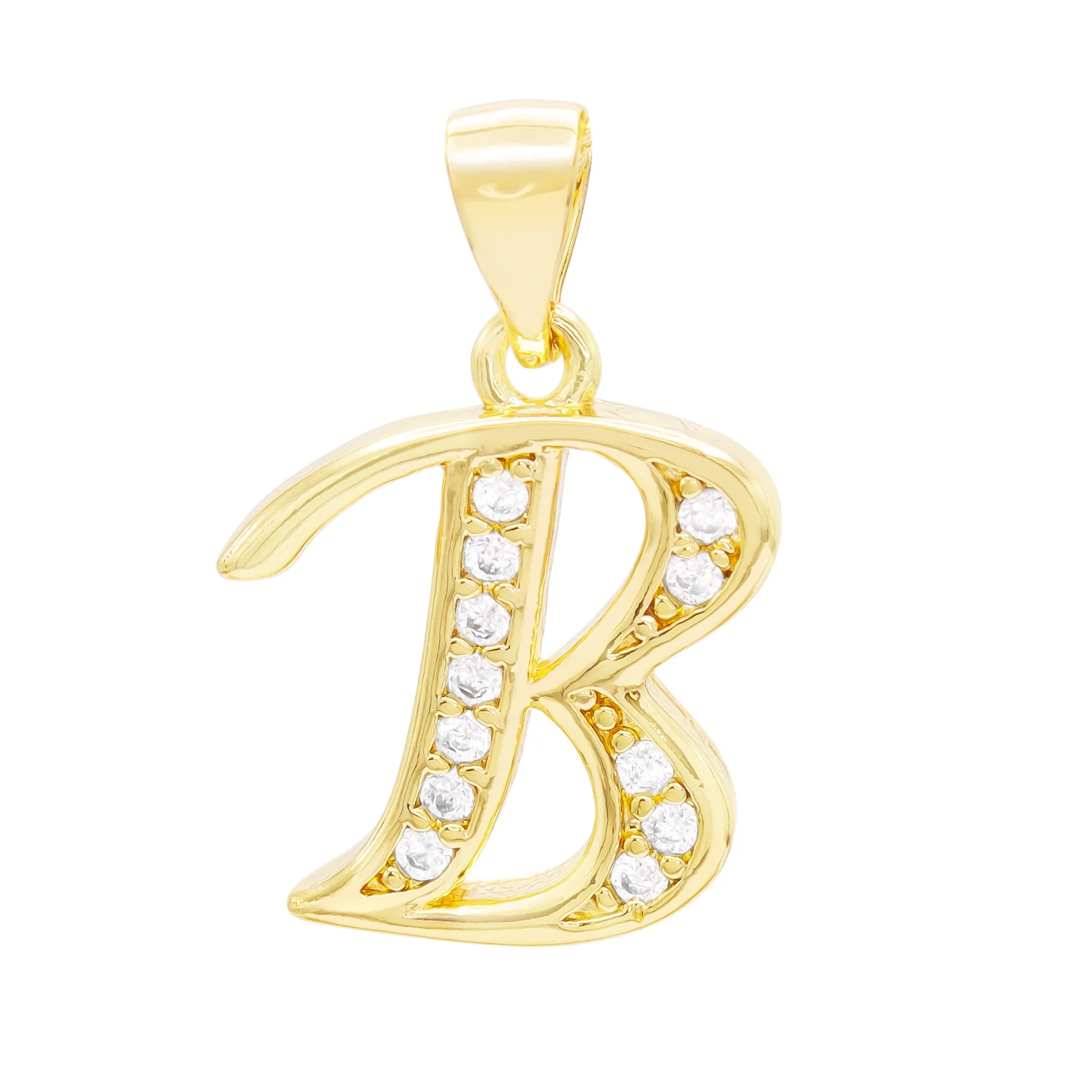 A-Z Letter CZ Pendant 14K Gold Filled Rope Anklet Set 10" Women Jewelry