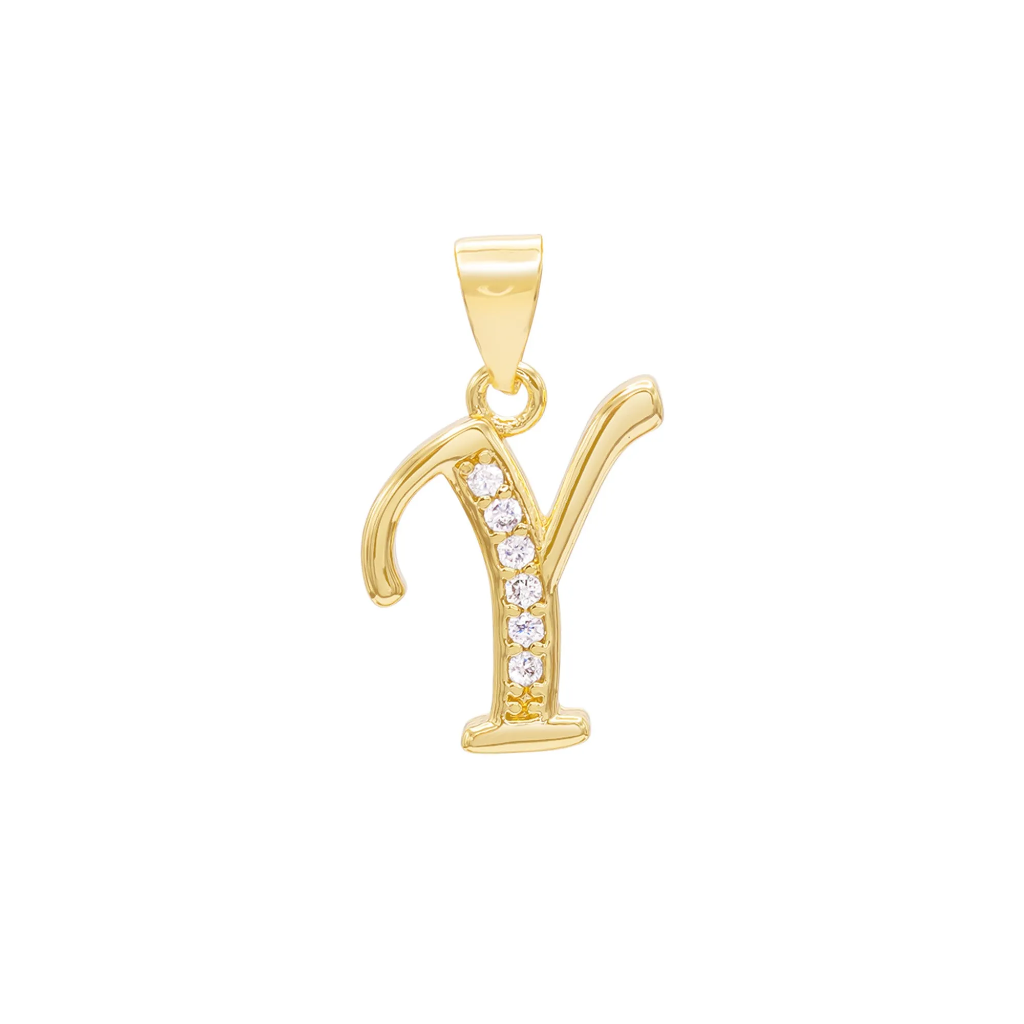 A-Z Letter CZ Pendant 14K Gold Filled Rope Anklet Set 10" Women Jewelry
