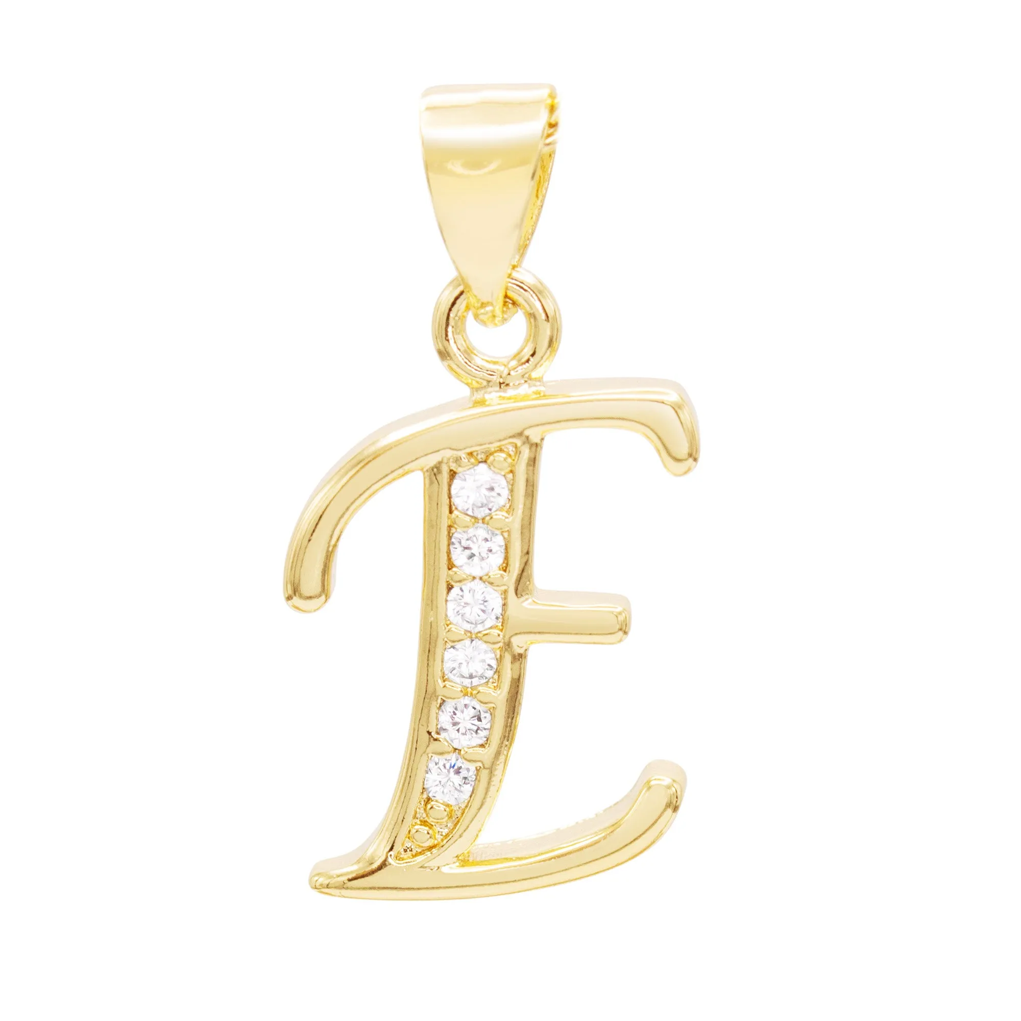 A-Z Letter CZ Pendant 14K Gold Filled Rope Anklet Set 10" Women Jewelry