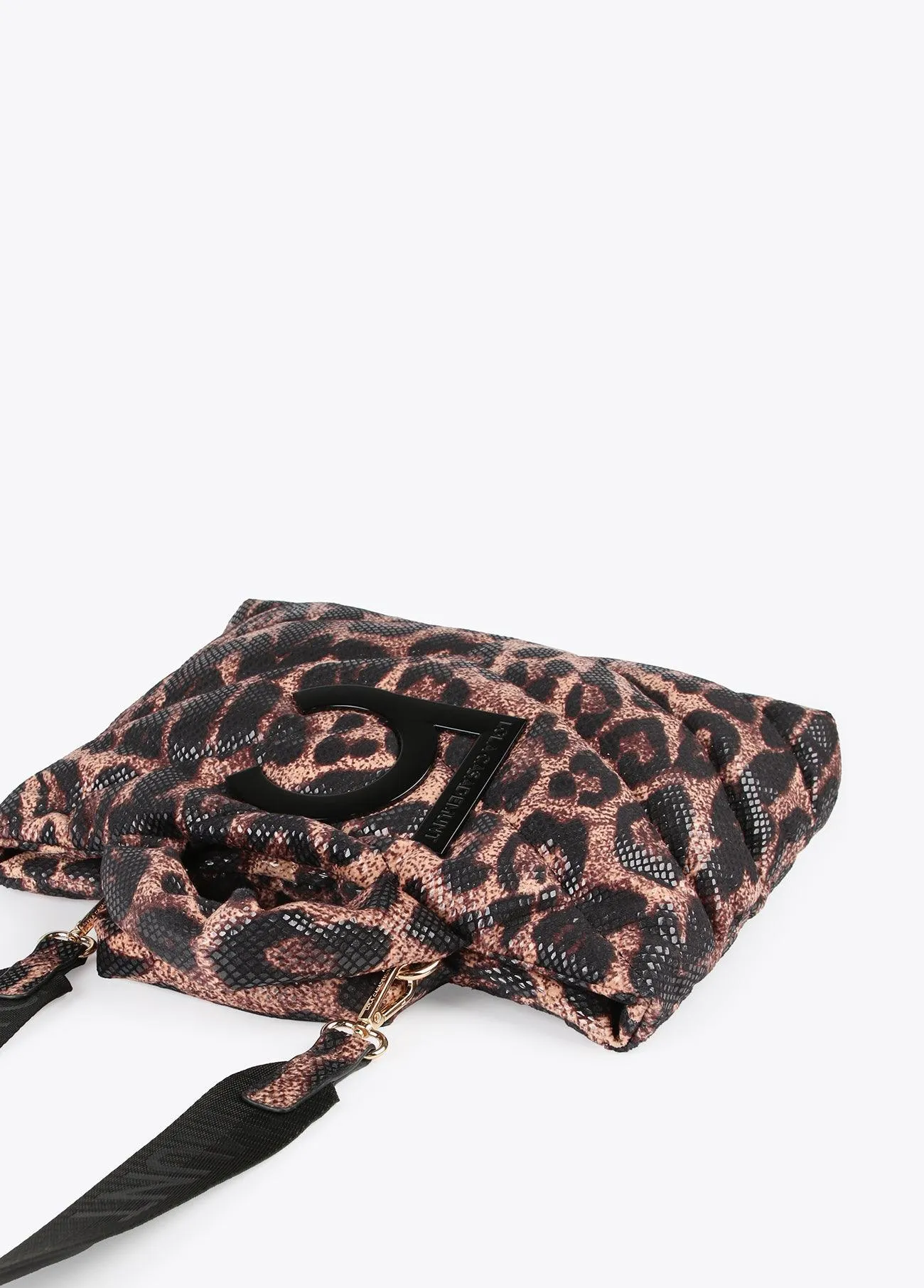 Animal print tote bag