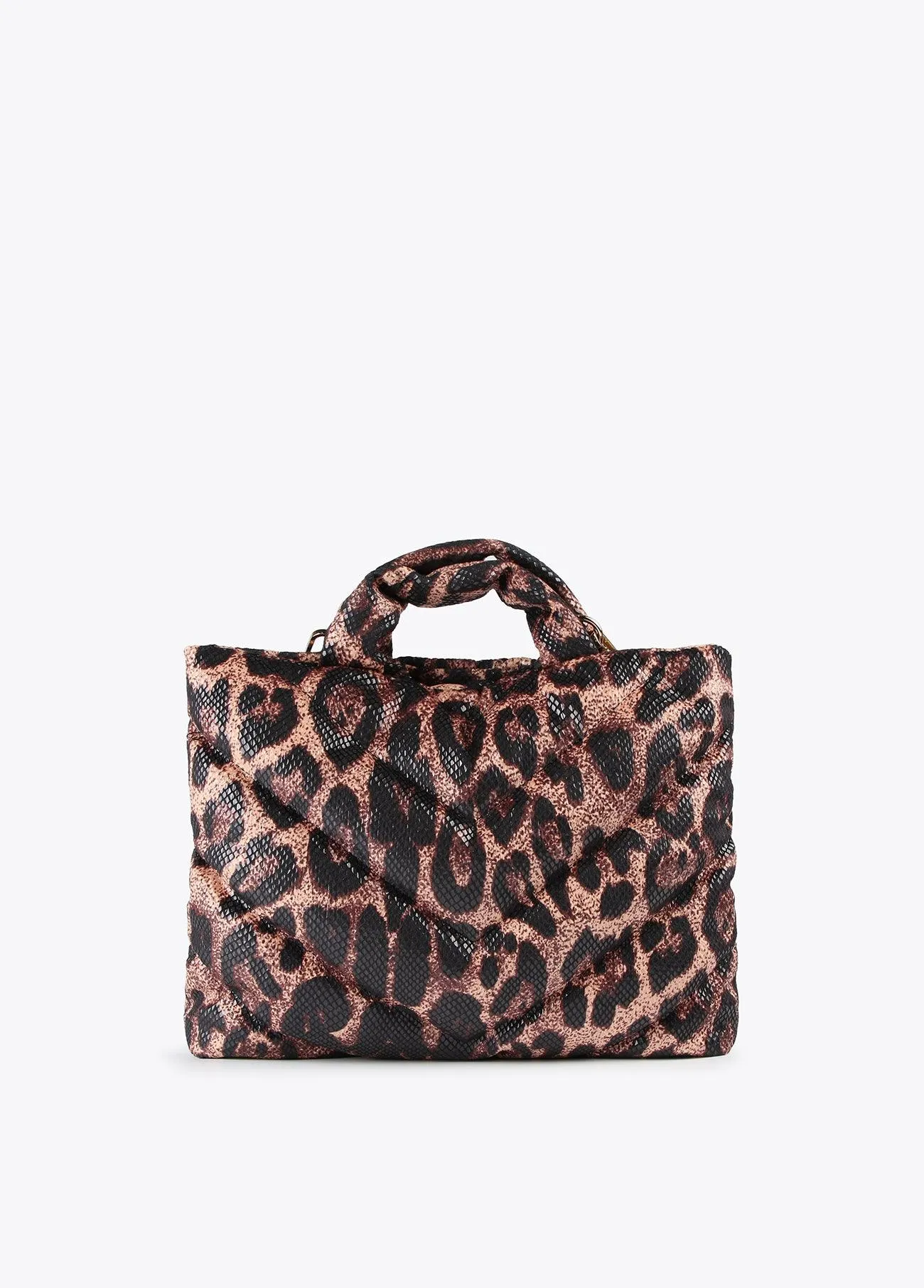 Animal print tote bag