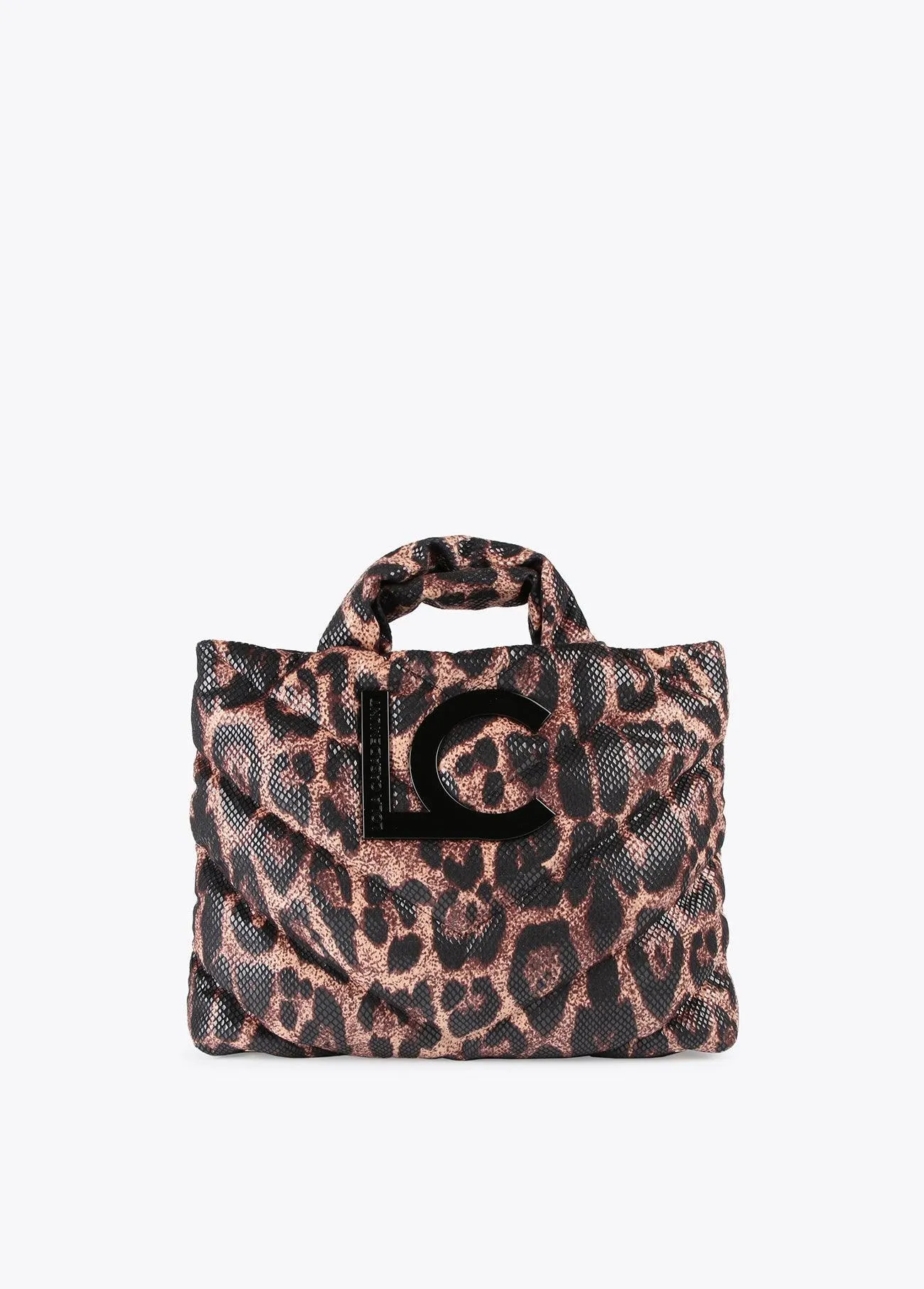 Animal print tote bag