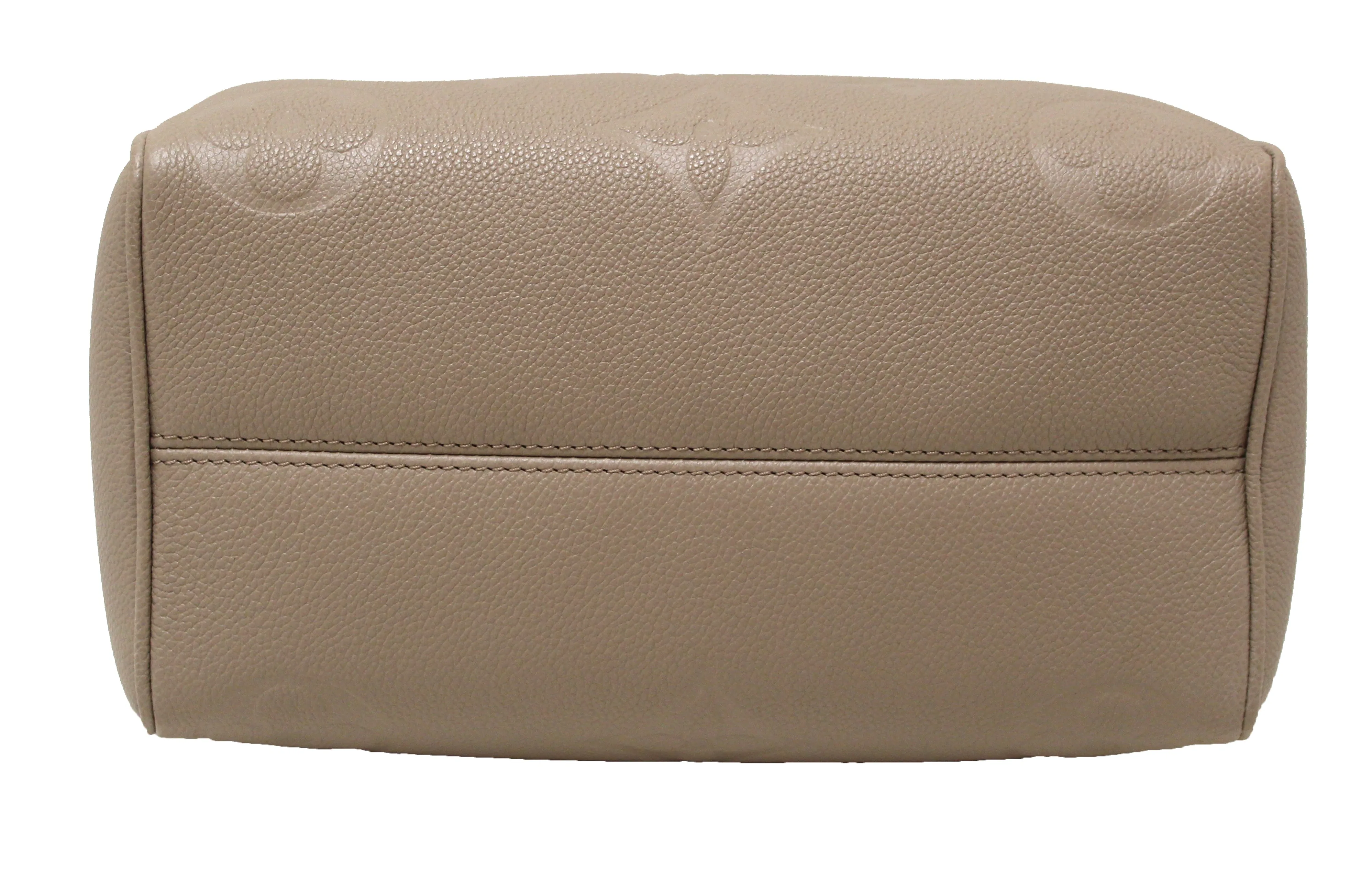 Authentic Louis Vuitton Turtledove Empreinte Leather Speedy 25 Bandouliere Crossbody Bag