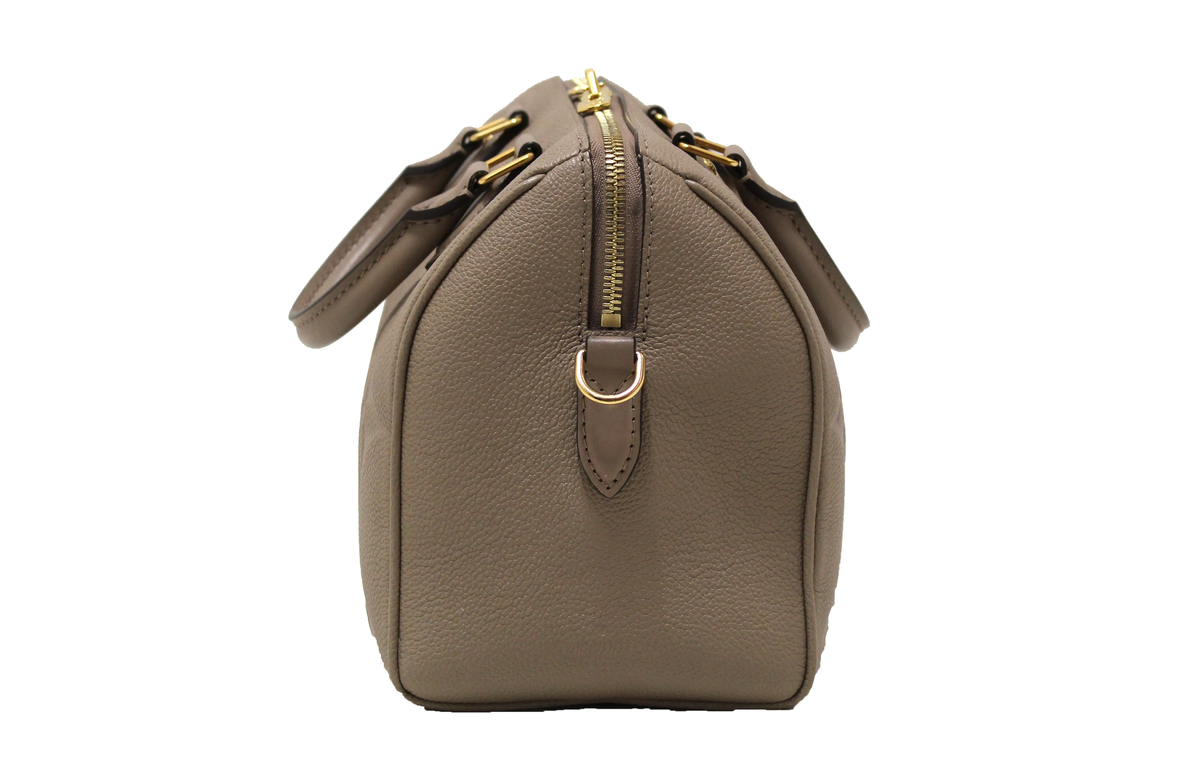 Authentic Louis Vuitton Turtledove Empreinte Leather Speedy 25 Bandouliere Crossbody Bag