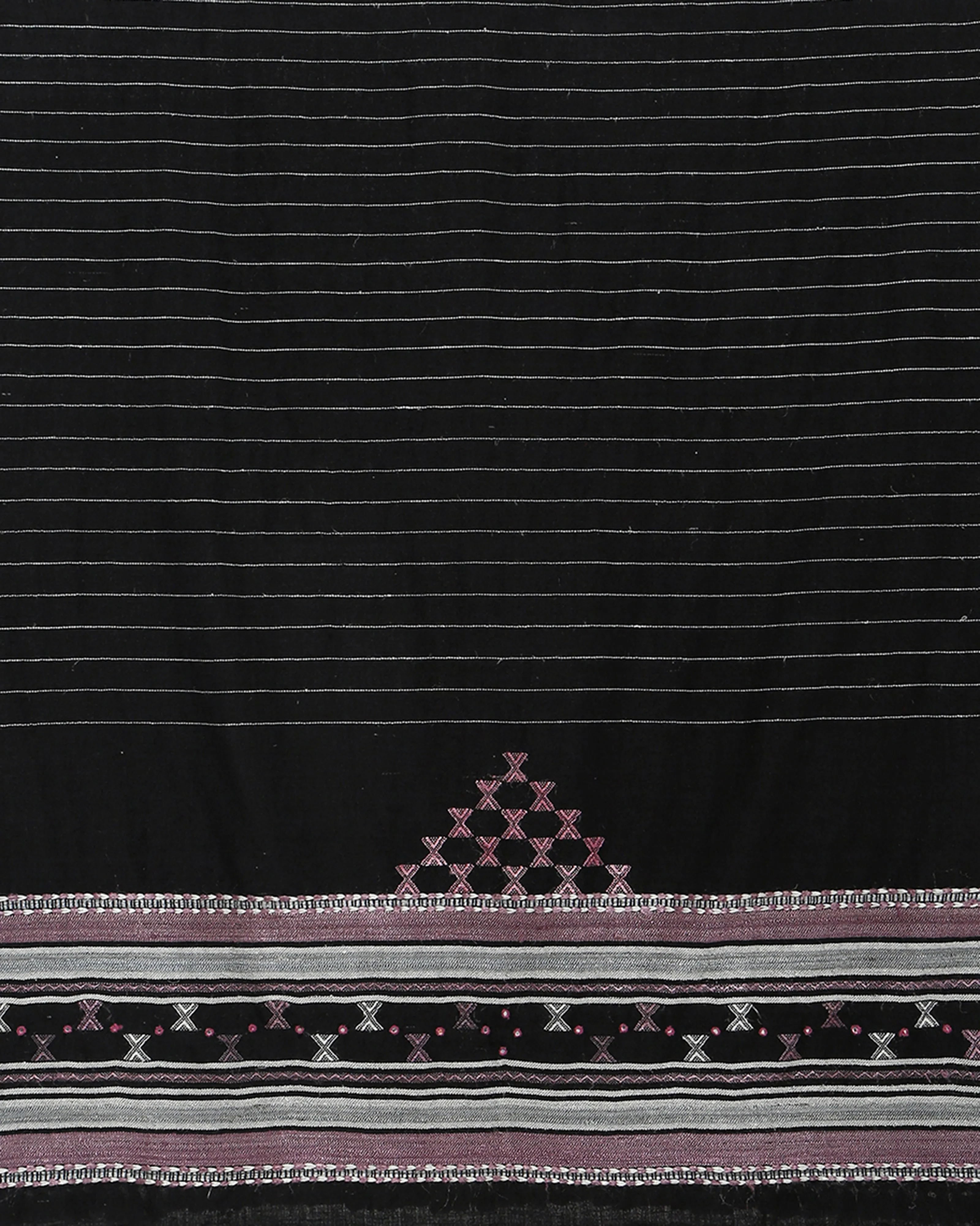 Azra Extra Weft Wool Silk Shawl
