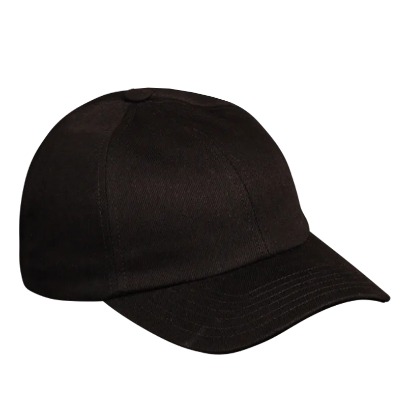 BASEBALL CAP CURVED BLACK DENIM