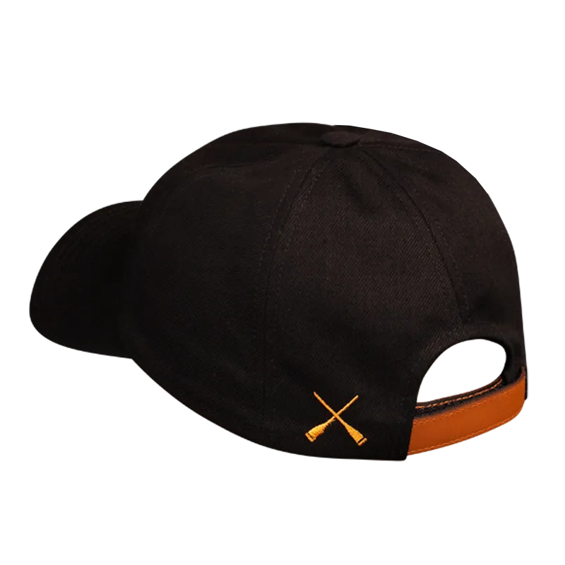 BASEBALL CAP CURVED BLACK DENIM
