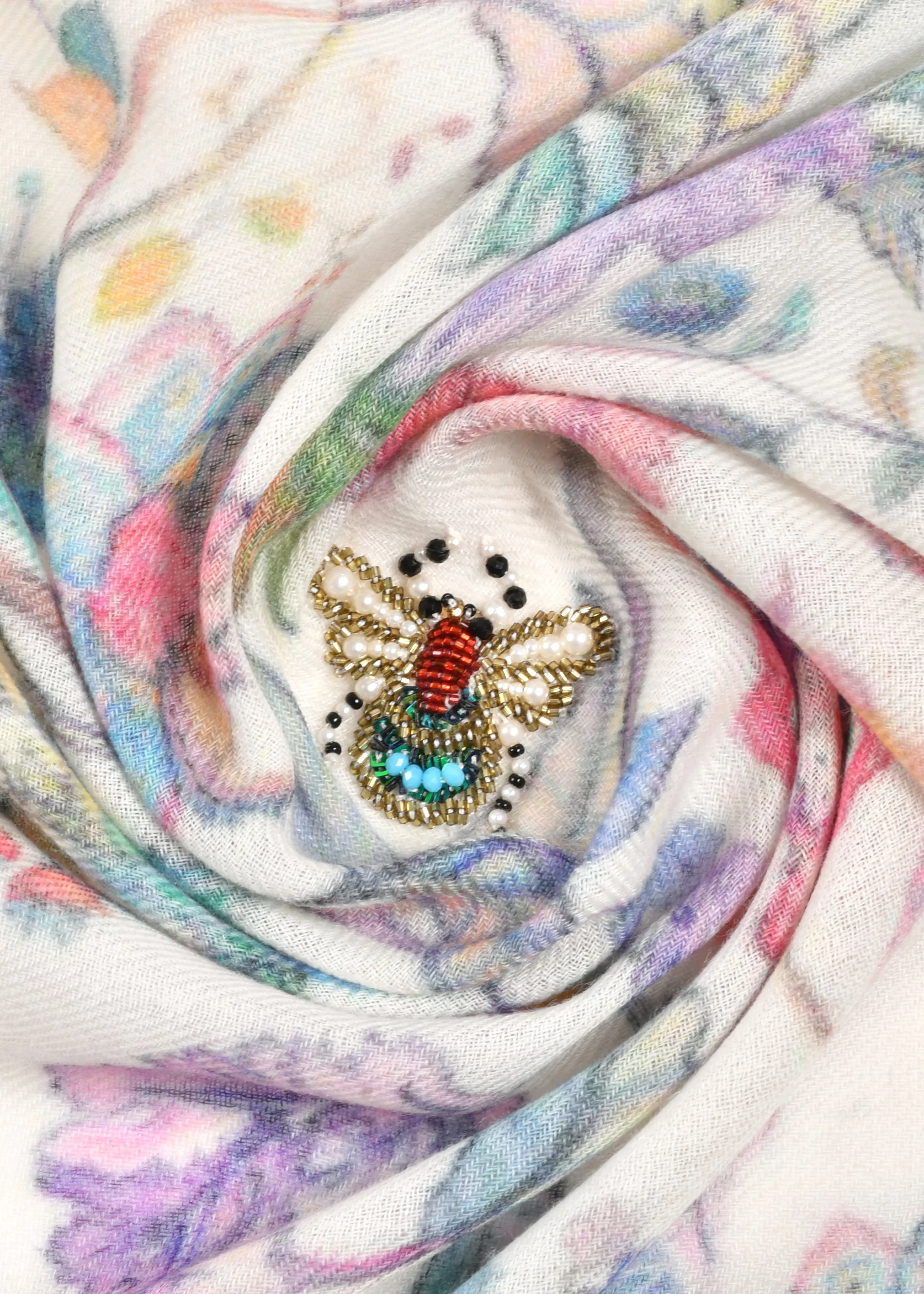 Bees in Wool Silk