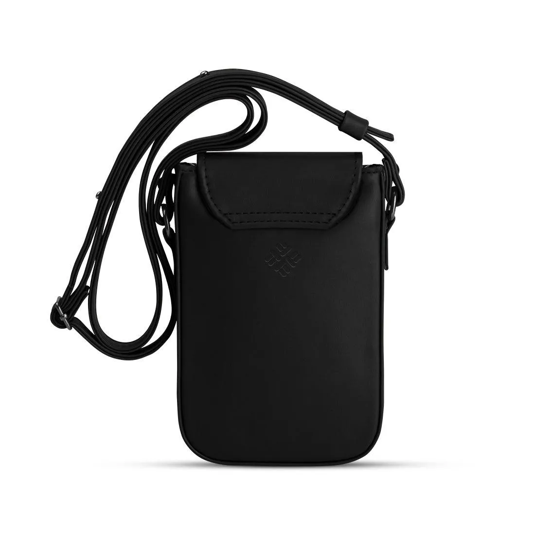 Black Tagged Crossbag Mixed Leaf