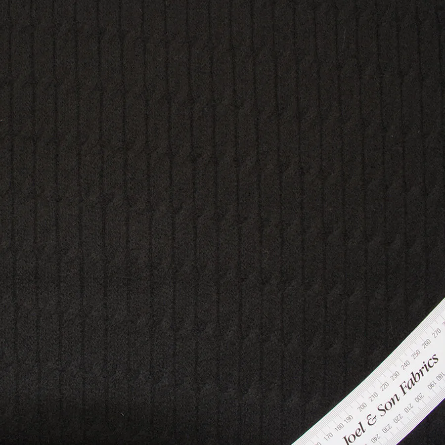 Black Wool Knit