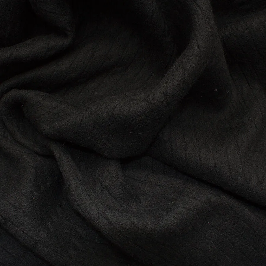 Black Wool Knit