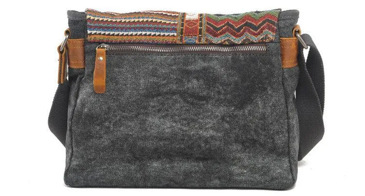 Brixton Messenger Shoulder HandBag- Grey