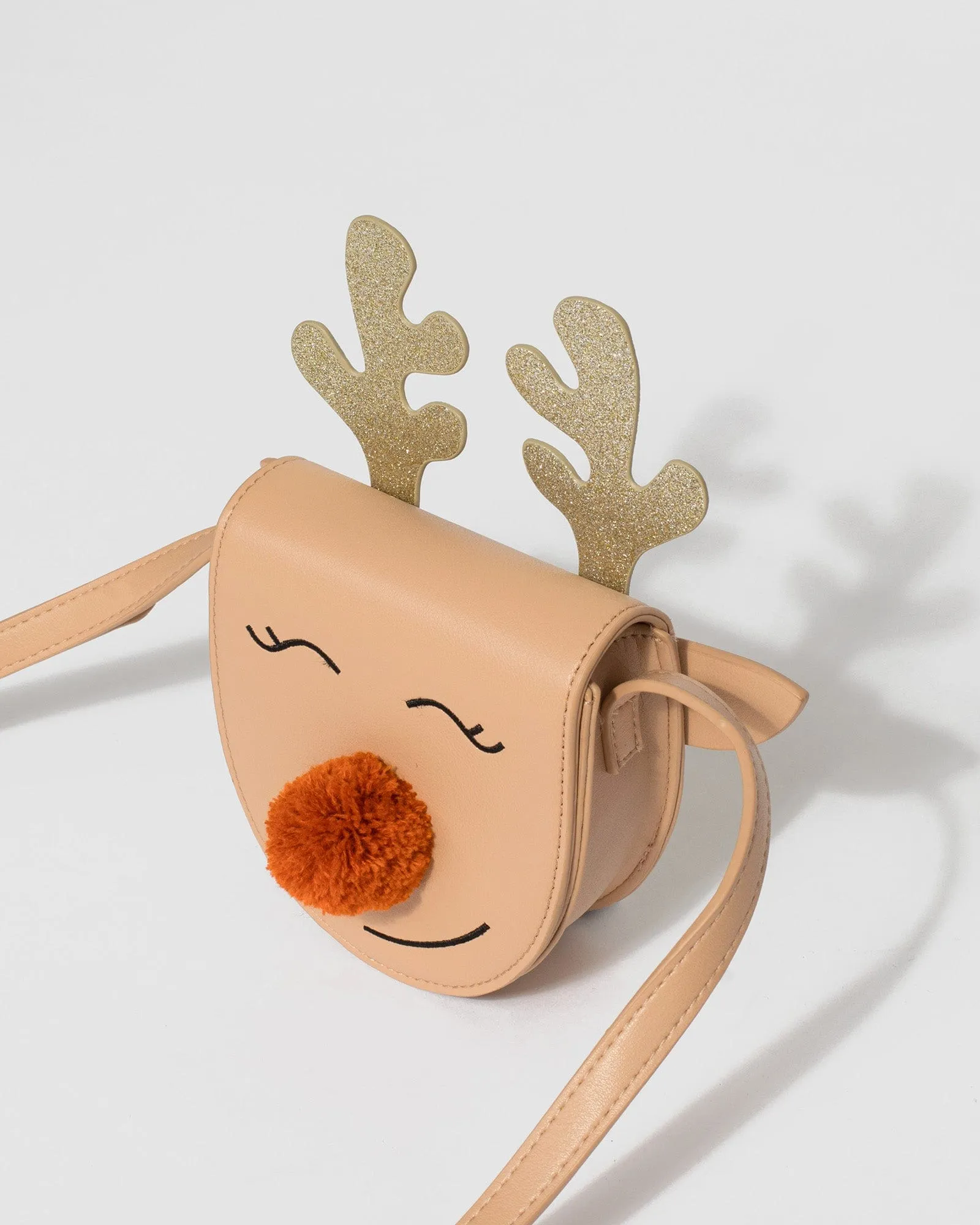 Brown Reindeer Junior Crossbody Bag