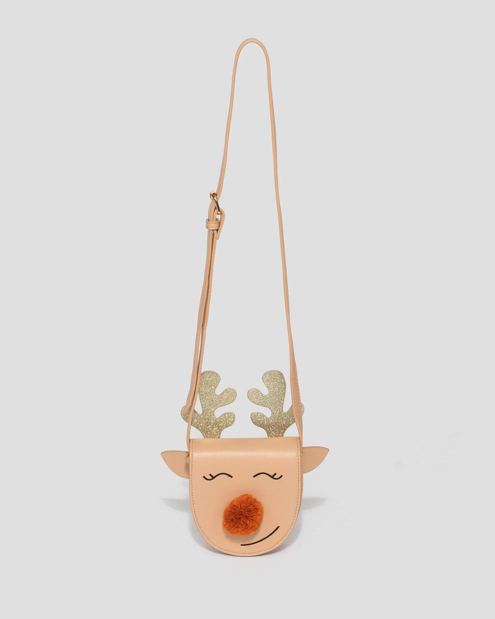 Brown Reindeer Junior Crossbody Bag