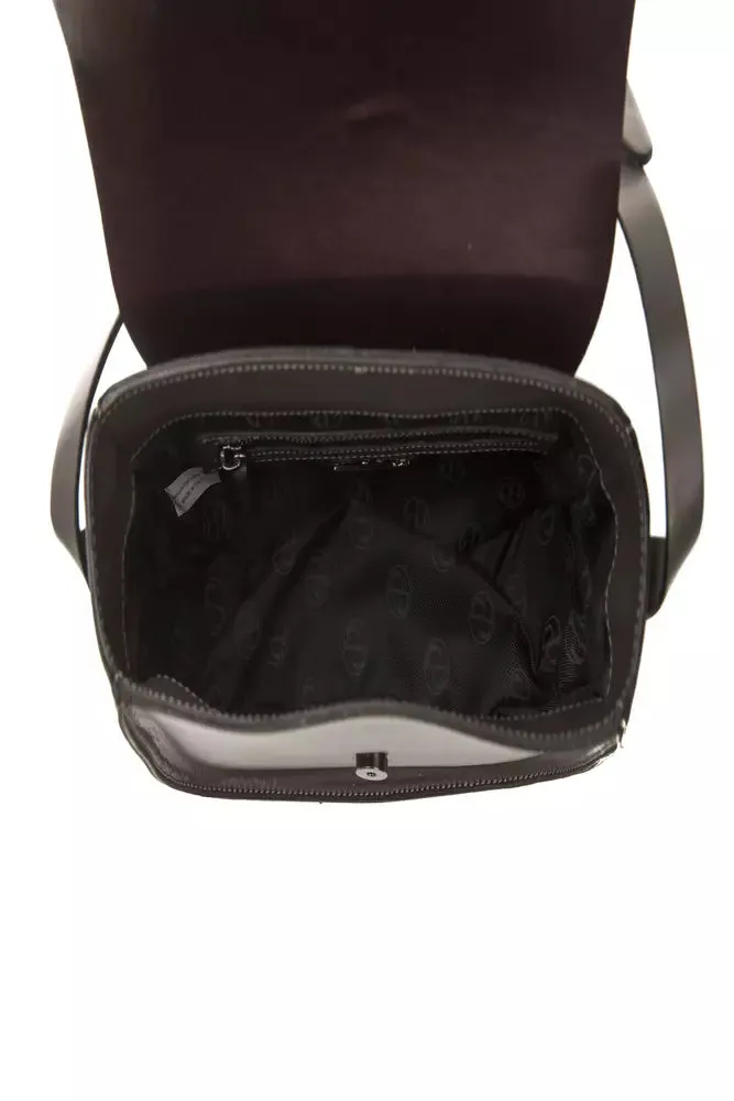 Burgundy Leather Crossbody Bag