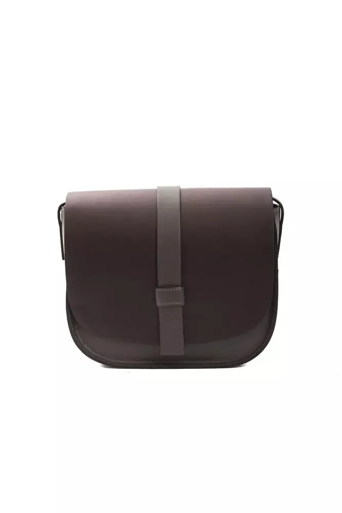 Burgundy Leather Crossbody Bag