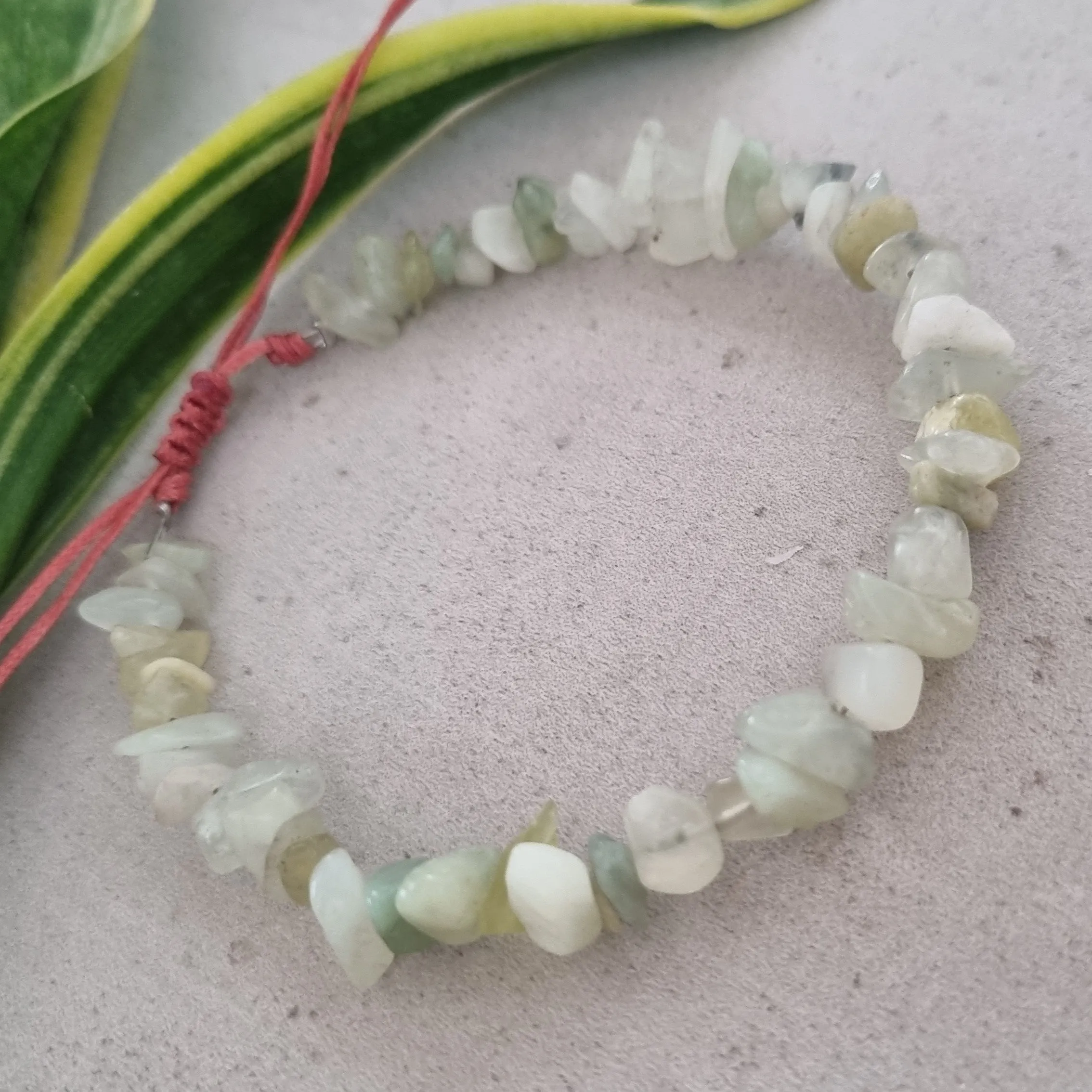 Chips stones anklets