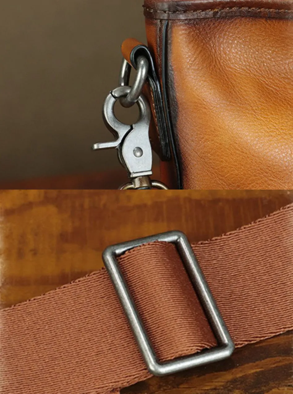 Classic Womens Soft Leather Slouch Bag Leather Tote Bag With Zipper