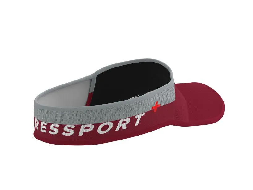 Compressport Unisex's Visor Ultralight - SPD Apple/Steel Grey