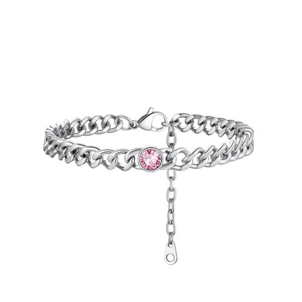 Cuban Anklet - Pink