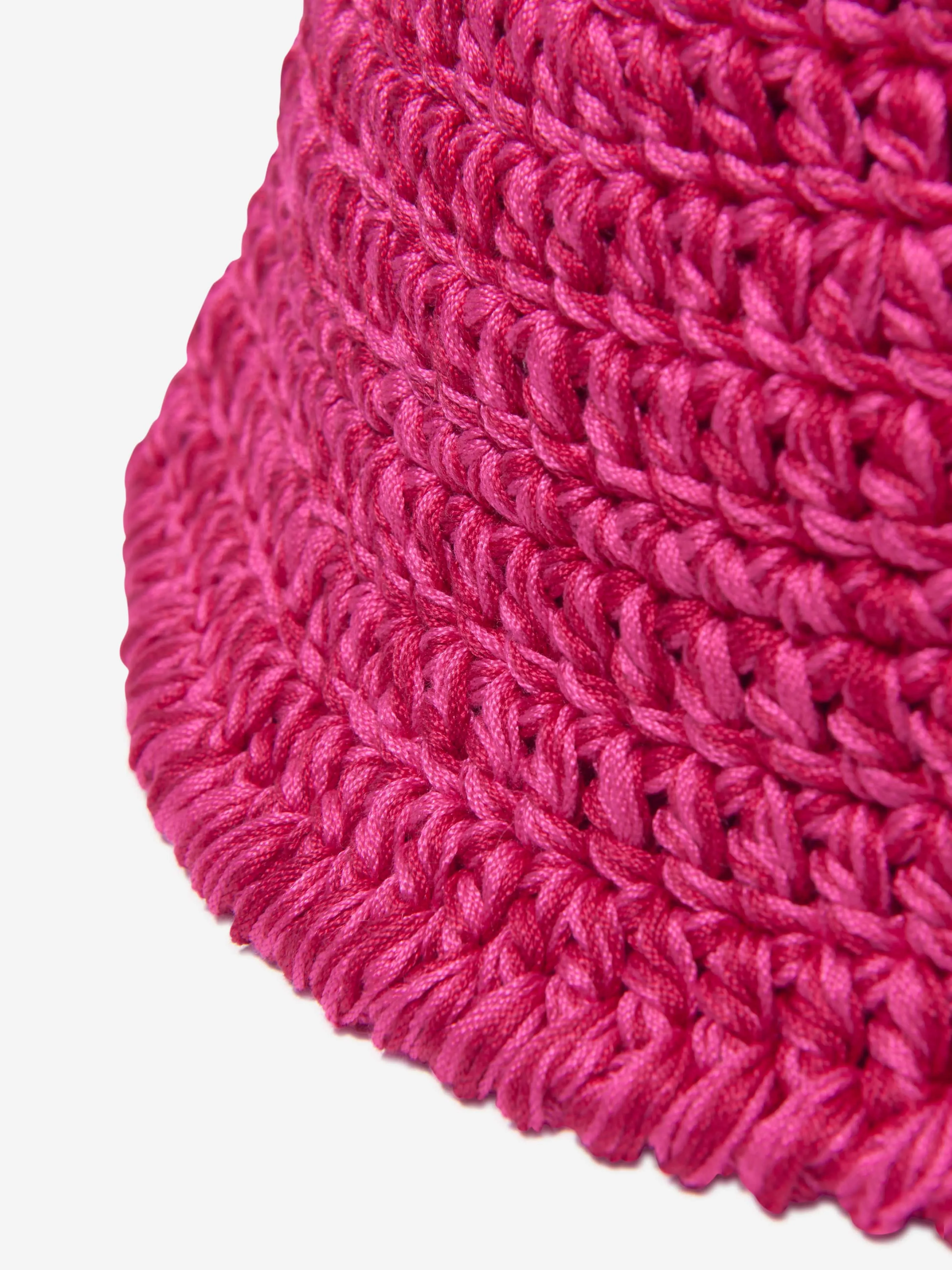 Dolce & Gabbana Girls Straw Bucket Hat