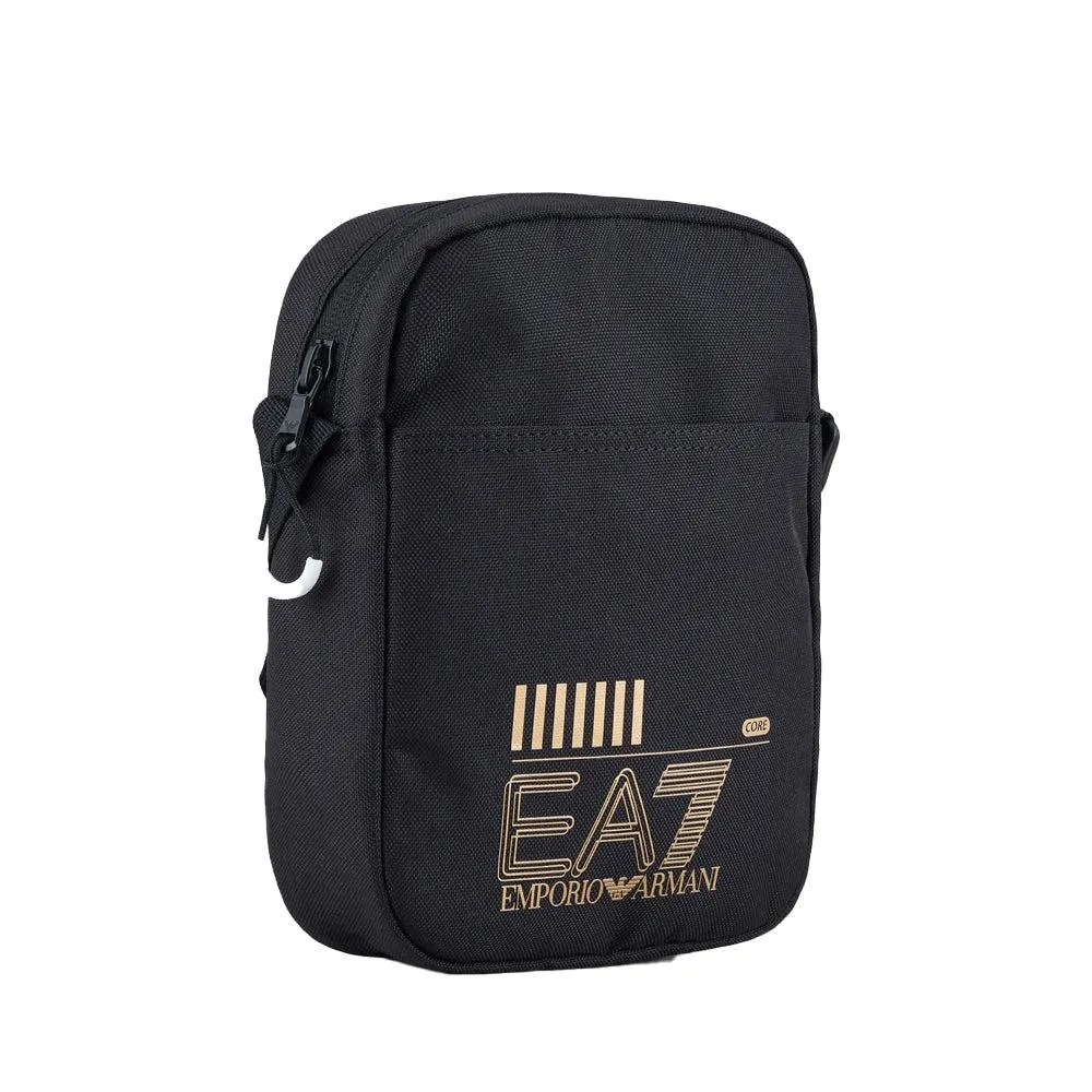 EA7 Emporio Armani Train Core Small Shoulder Bag Black/Gold