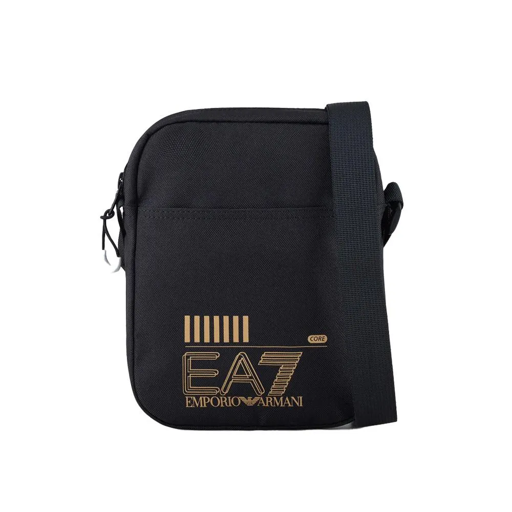EA7 Emporio Armani Train Core Small Shoulder Bag Black/Gold