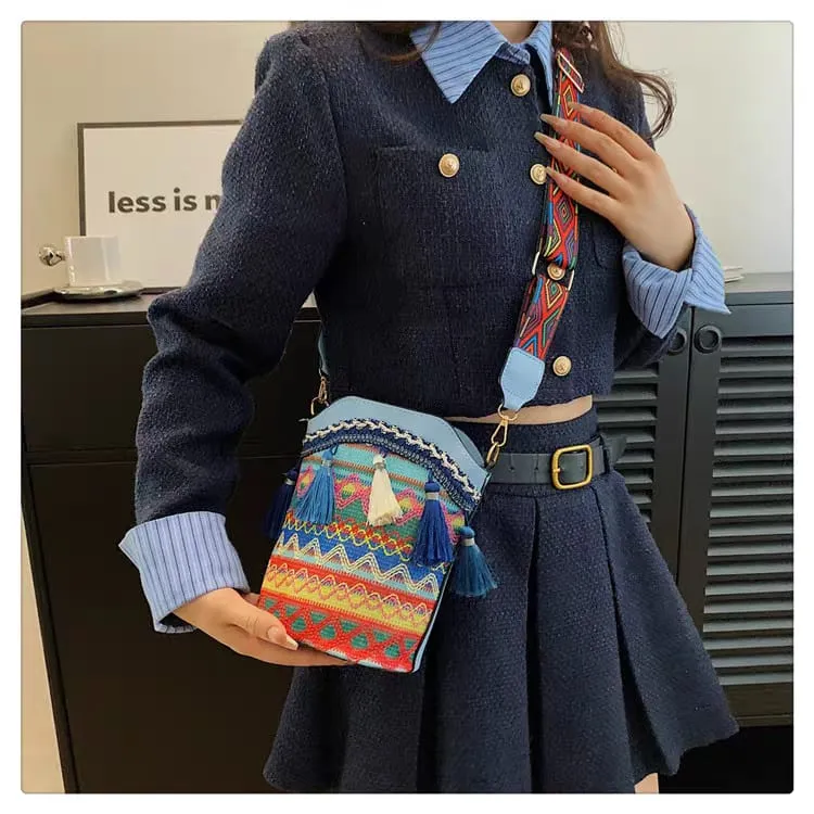 Embroidery Ethenic Crossbody