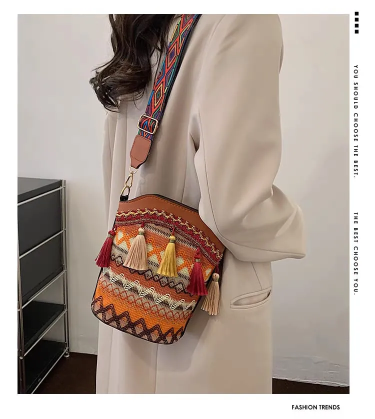 Embroidery Ethenic Crossbody