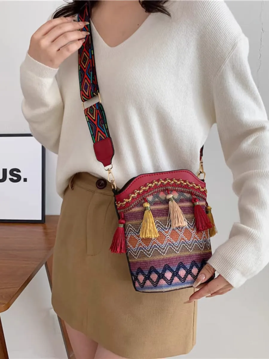 Embroidery Ethenic Crossbody