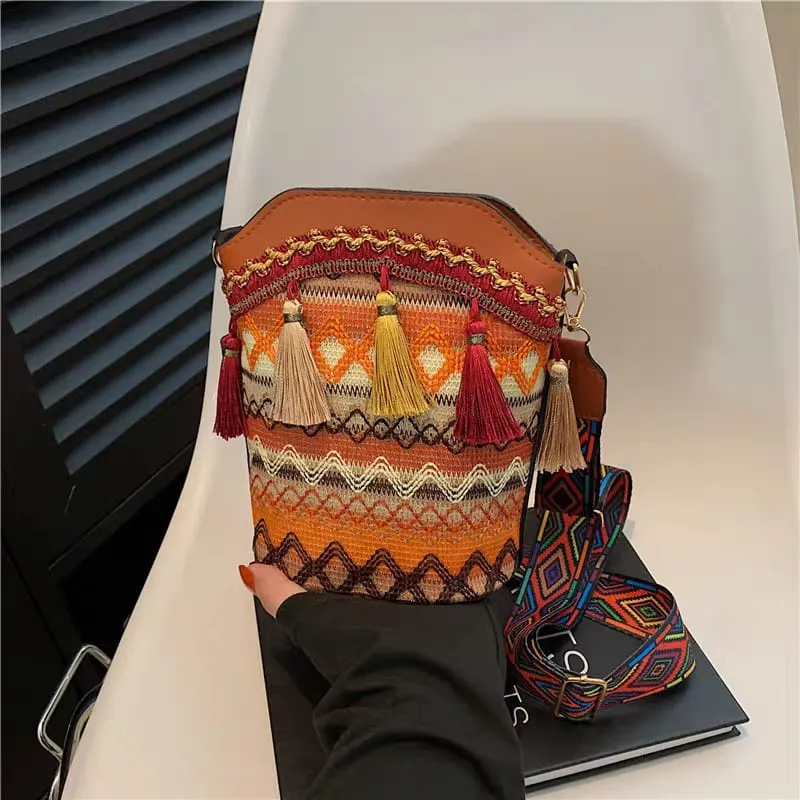 Embroidery Ethenic Crossbody