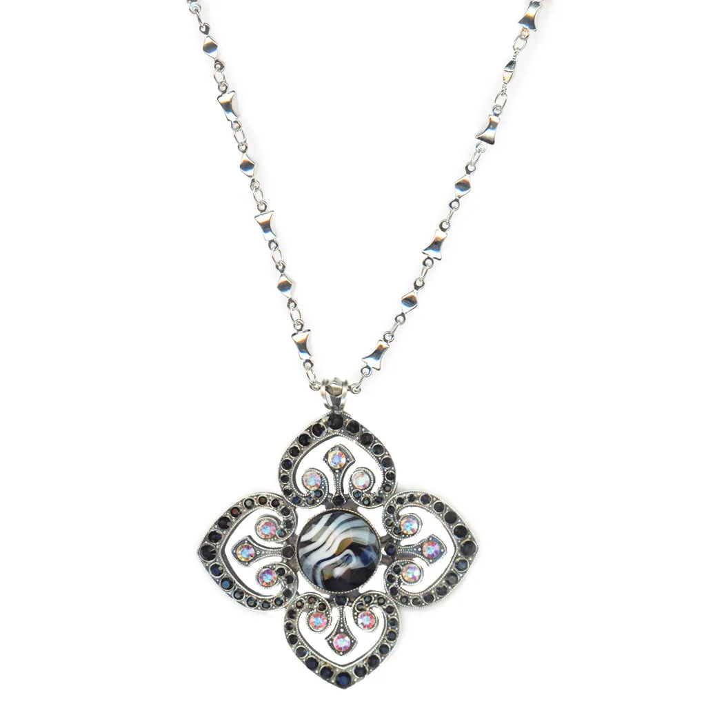 Extra Luxurious Ornate Medallion in "Obsidian Shores" *Custom*