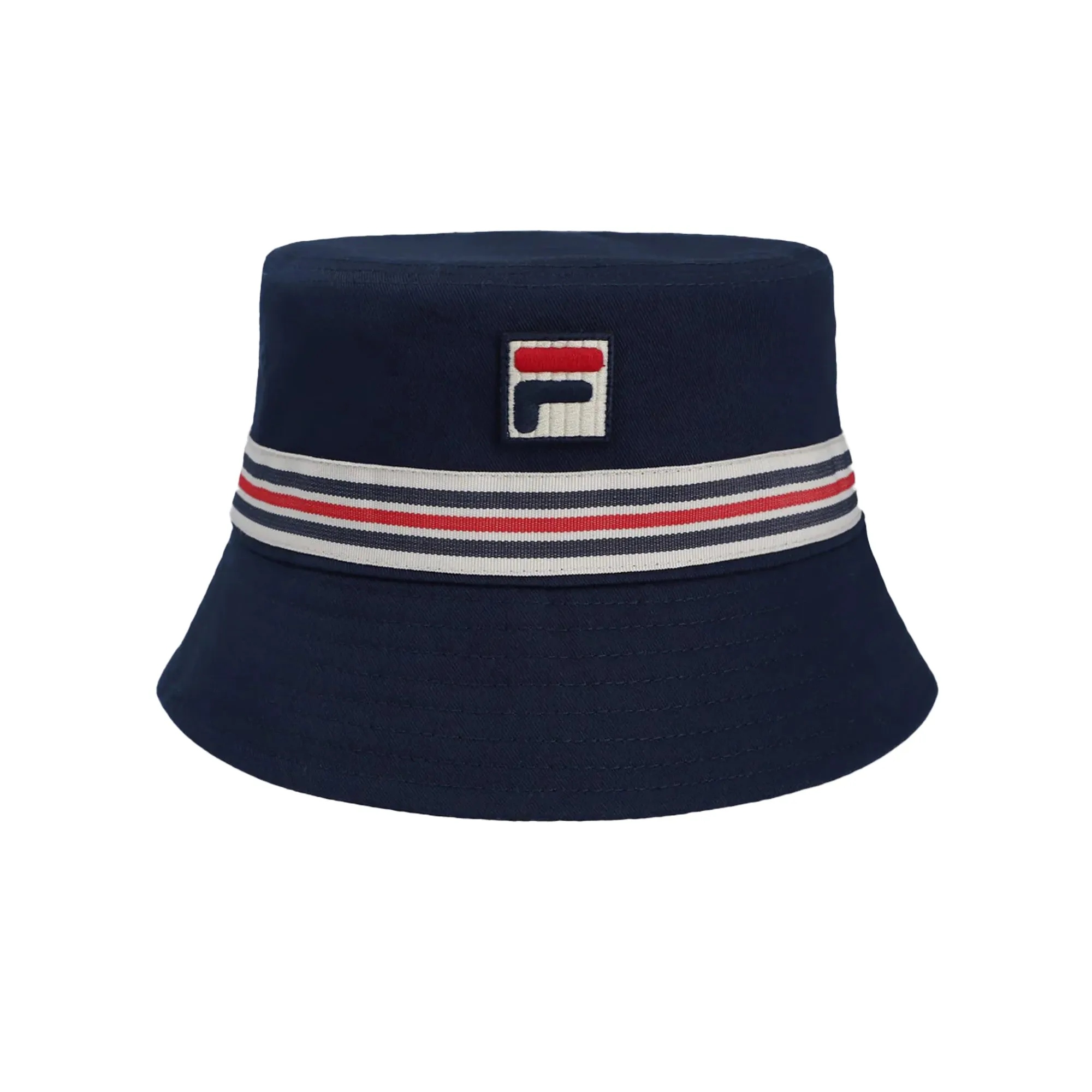 Fila Jojo Heritage Stripe Bucket Hat Navy