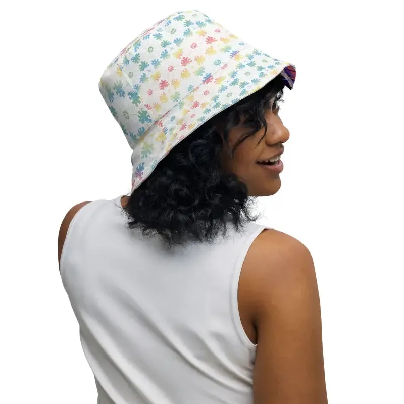 Floral Reversible Bucket Hat for When You Want to Be a Sunflower Diva