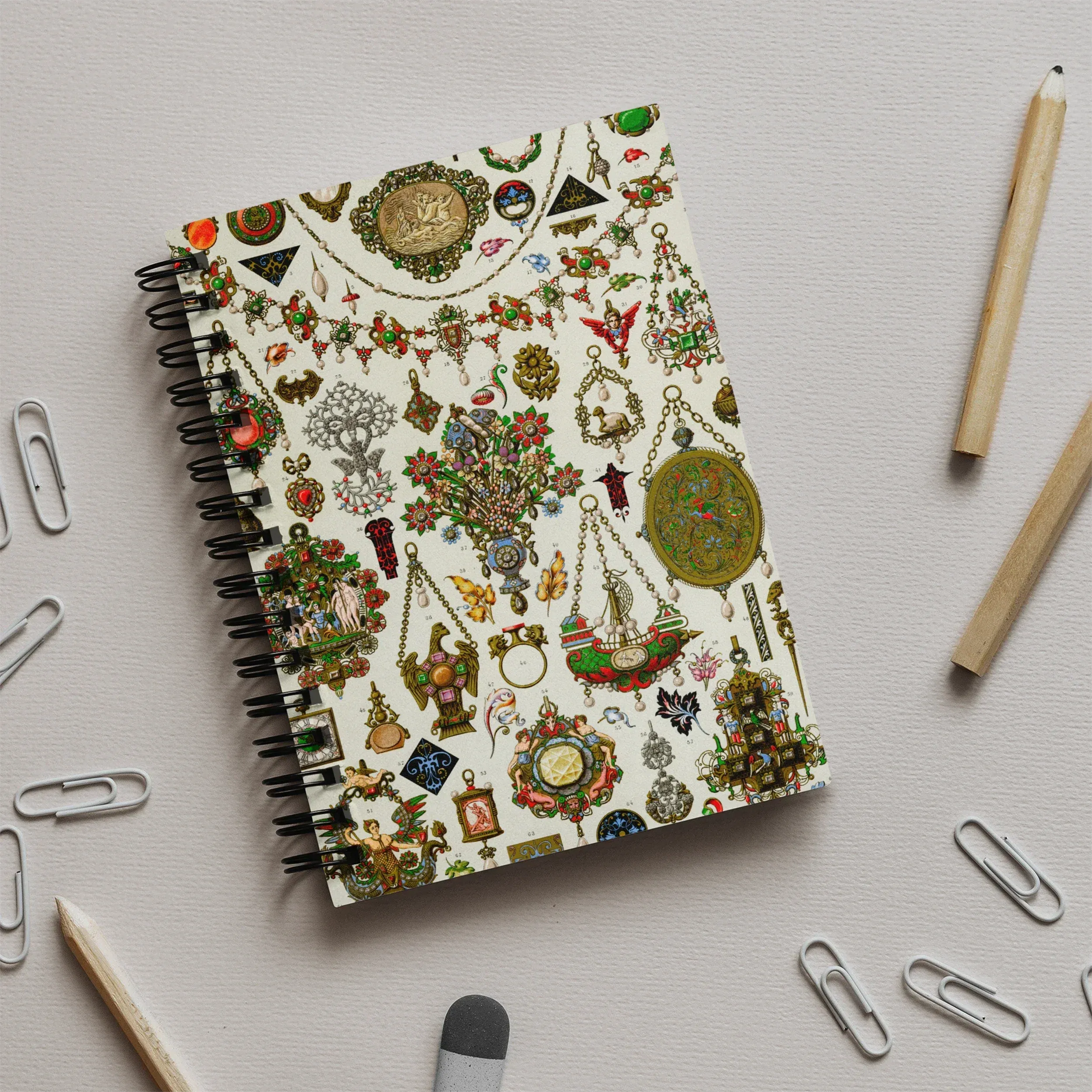 French Jewelry - Auguste Racinet Art Notebook
