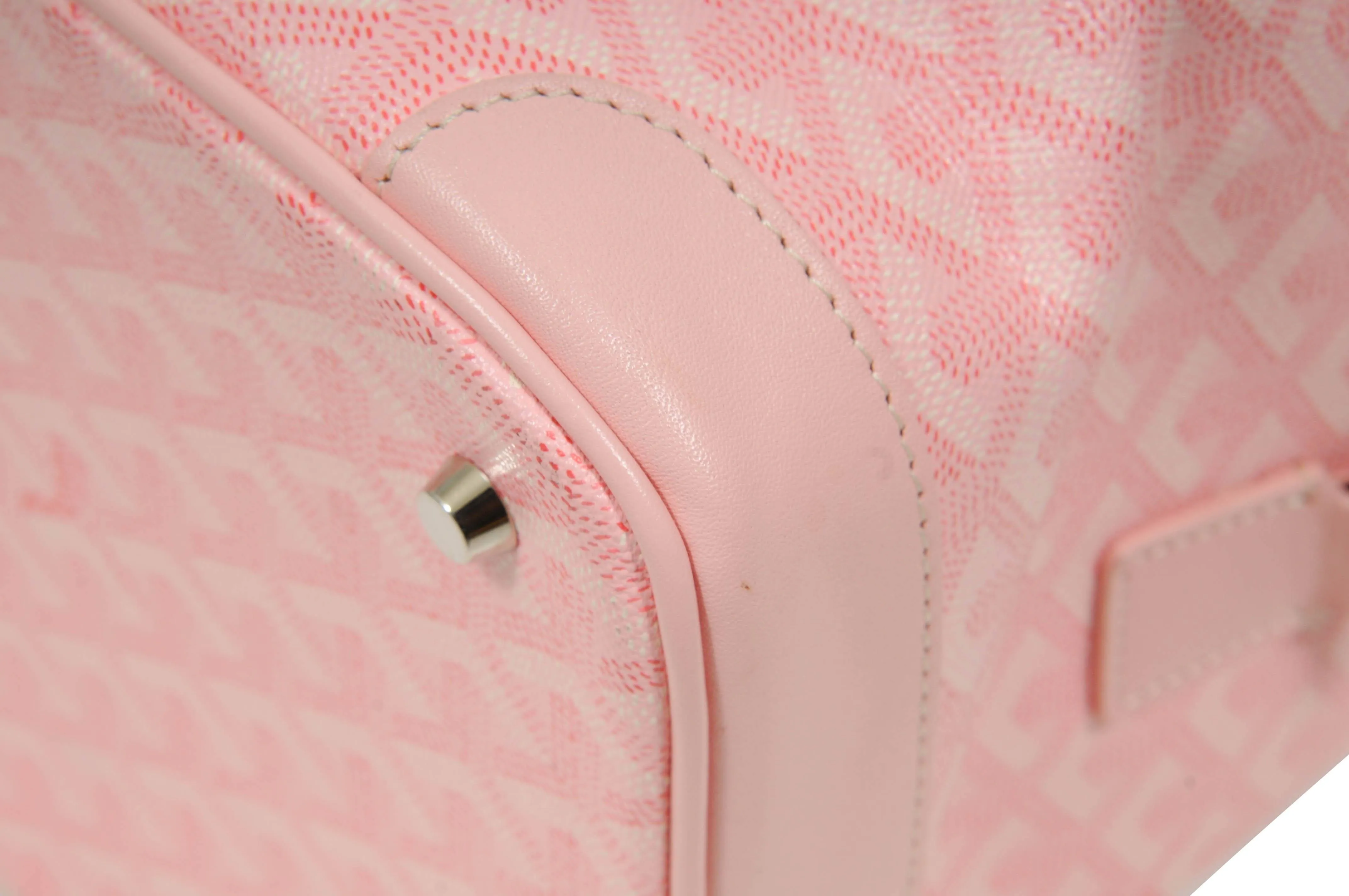 Goyard Pink Muse Vanity Case Trunk Crossbody Bag Purse