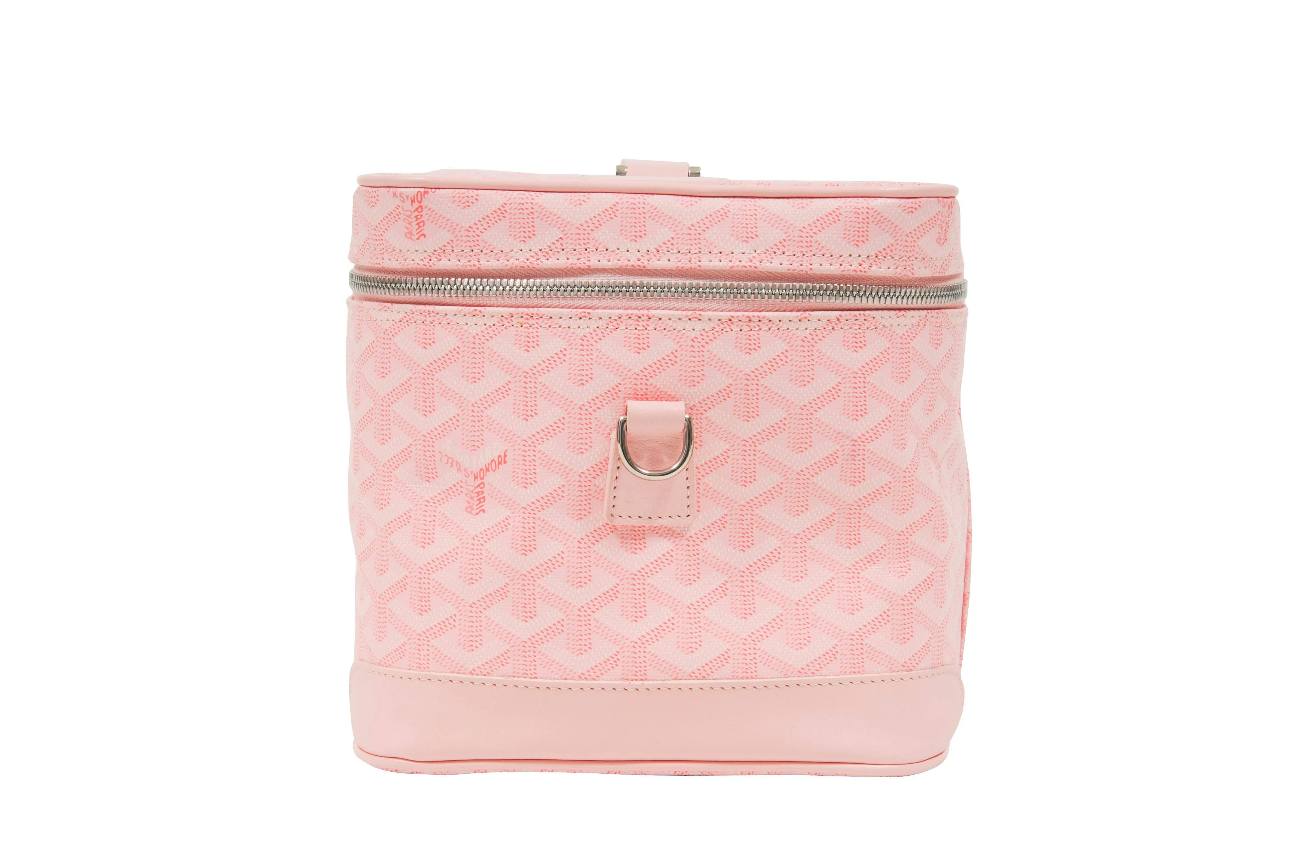 Goyard Pink Muse Vanity Case Trunk Crossbody Bag Purse