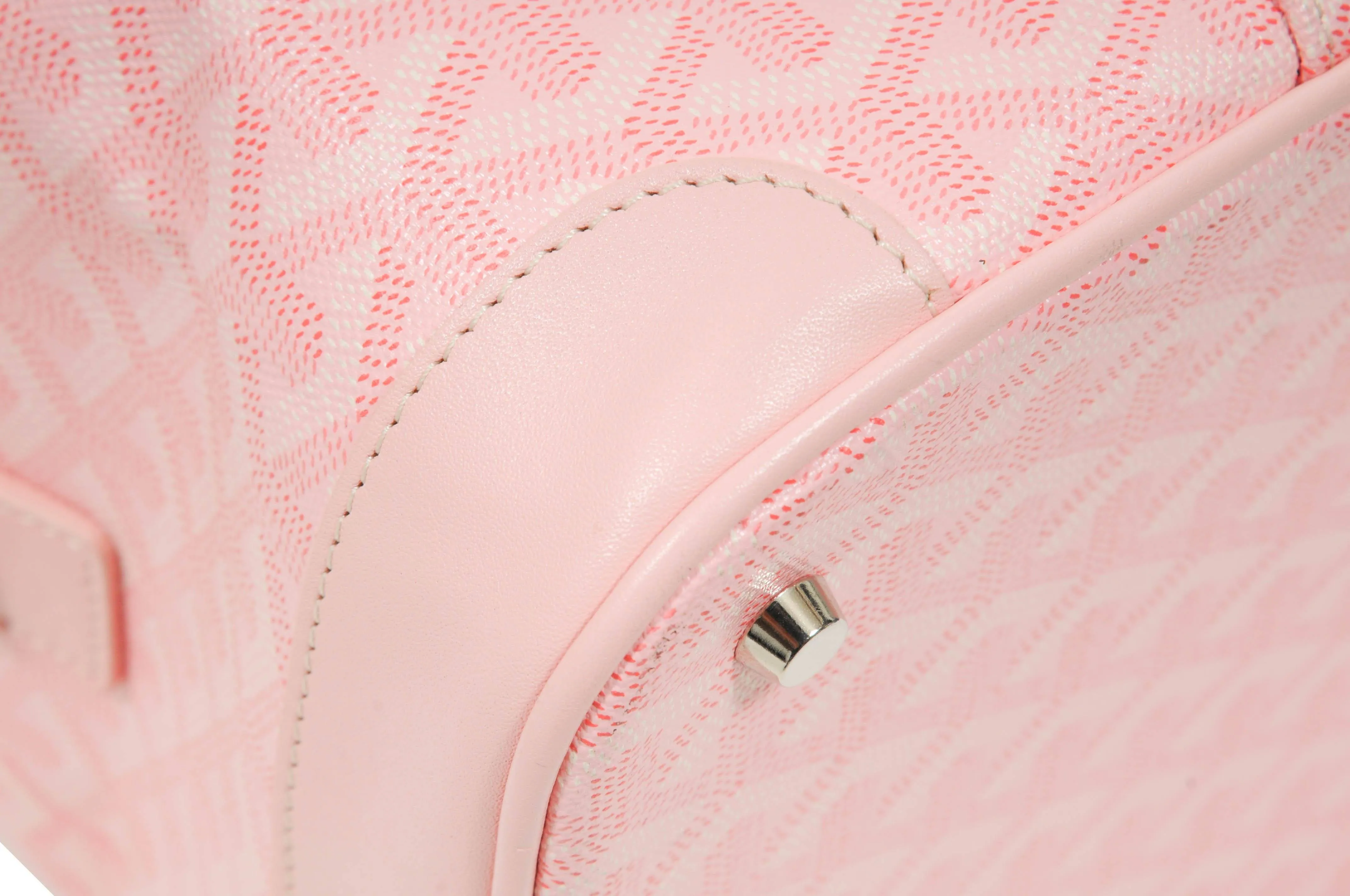 Goyard Pink Muse Vanity Case Trunk Crossbody Bag Purse