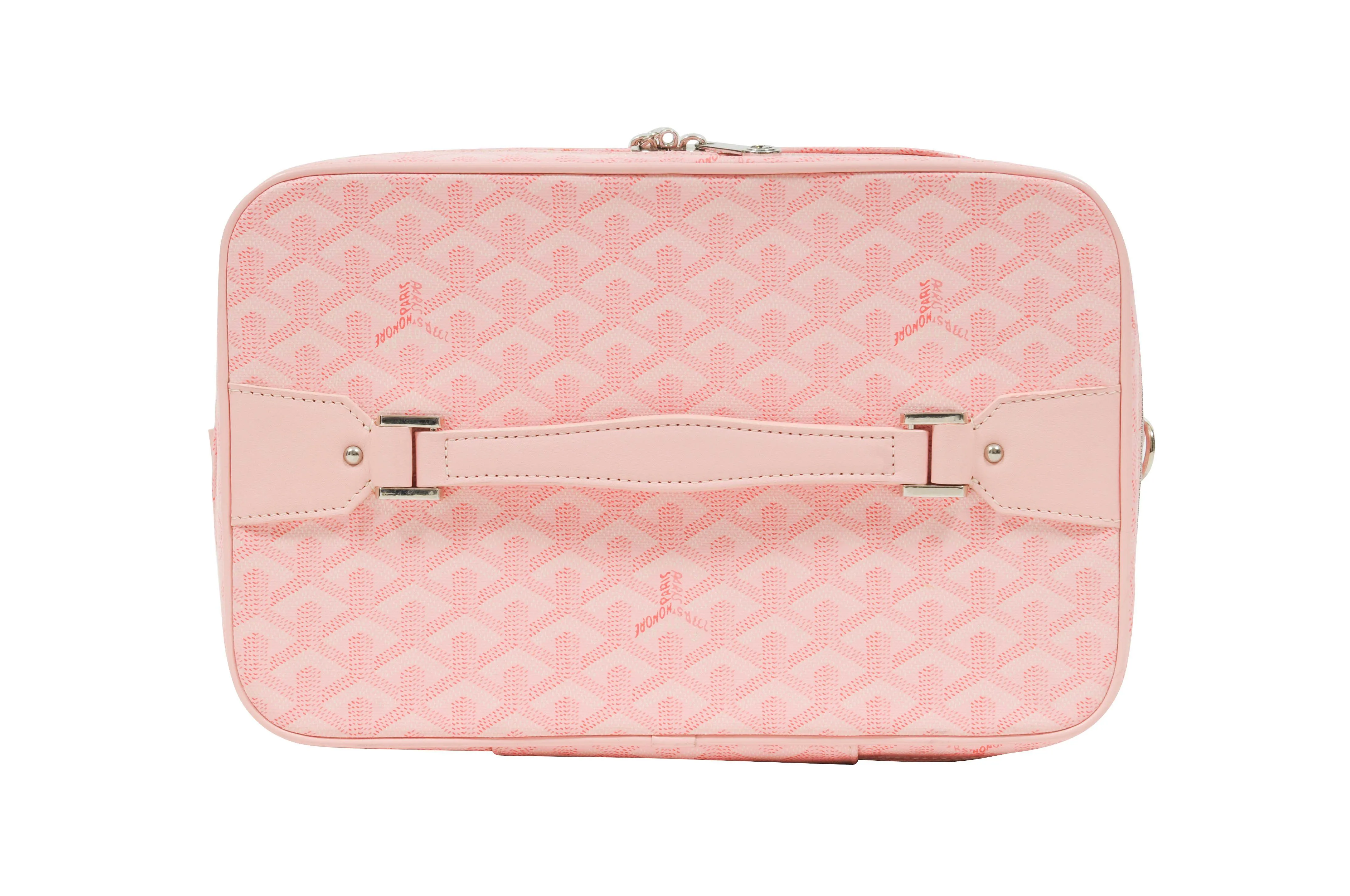 Goyard Pink Muse Vanity Case Trunk Crossbody Bag Purse