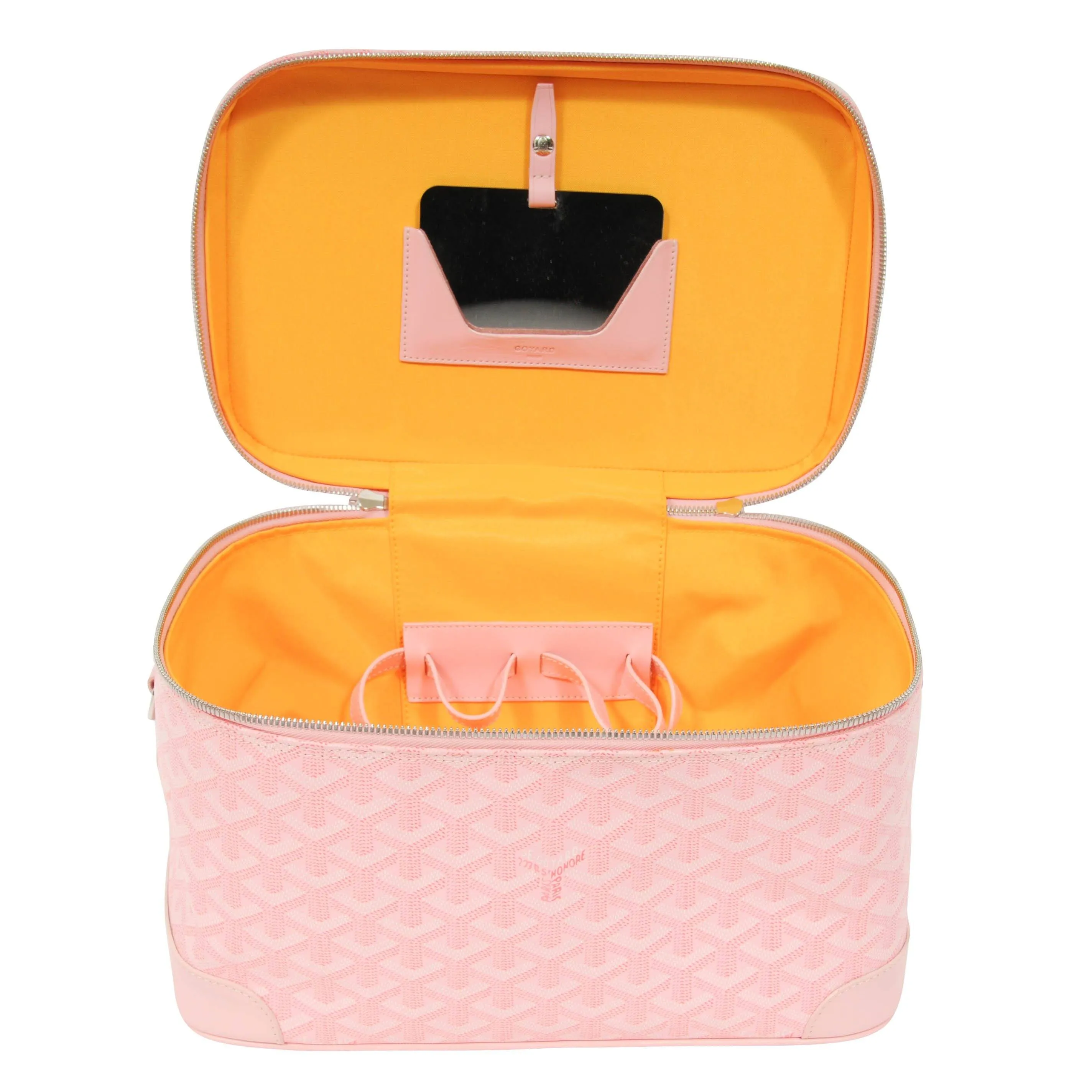 Goyard Pink Muse Vanity Case Trunk Crossbody Bag Purse