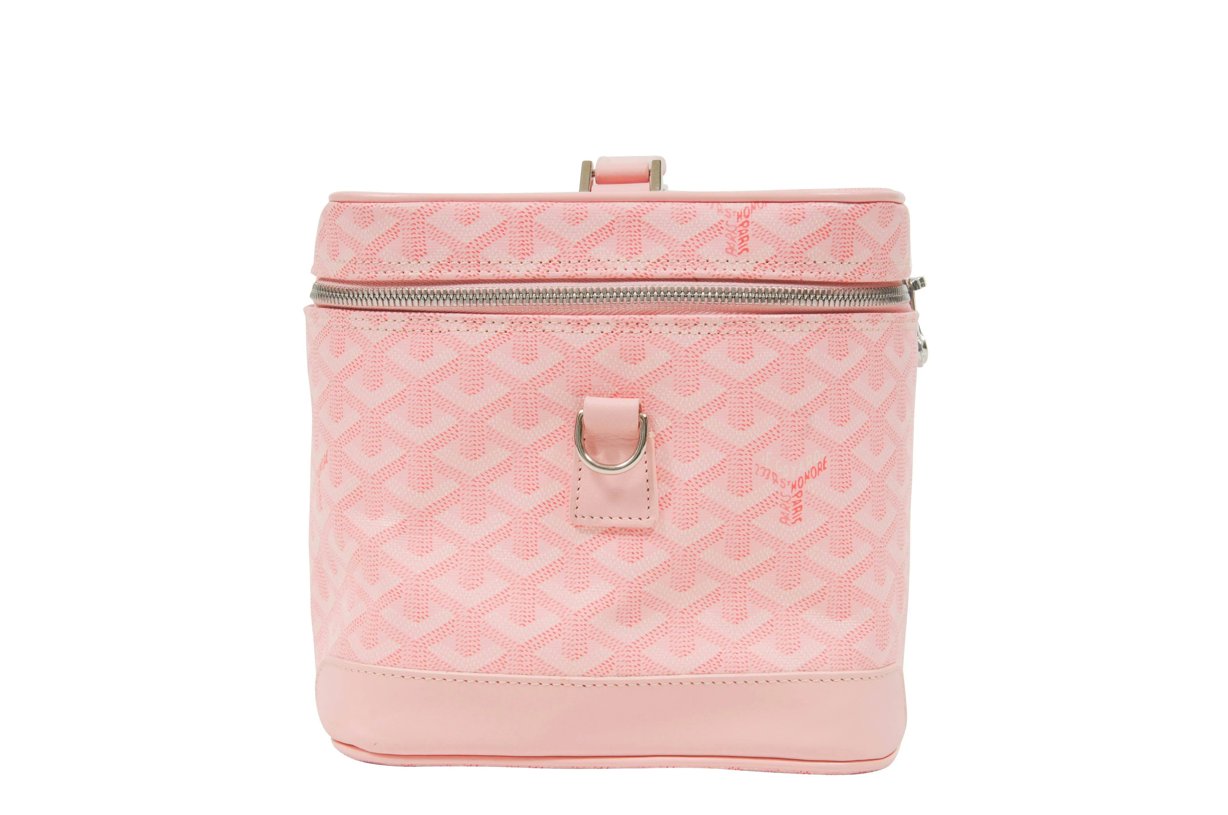 Goyard Pink Muse Vanity Case Trunk Crossbody Bag Purse