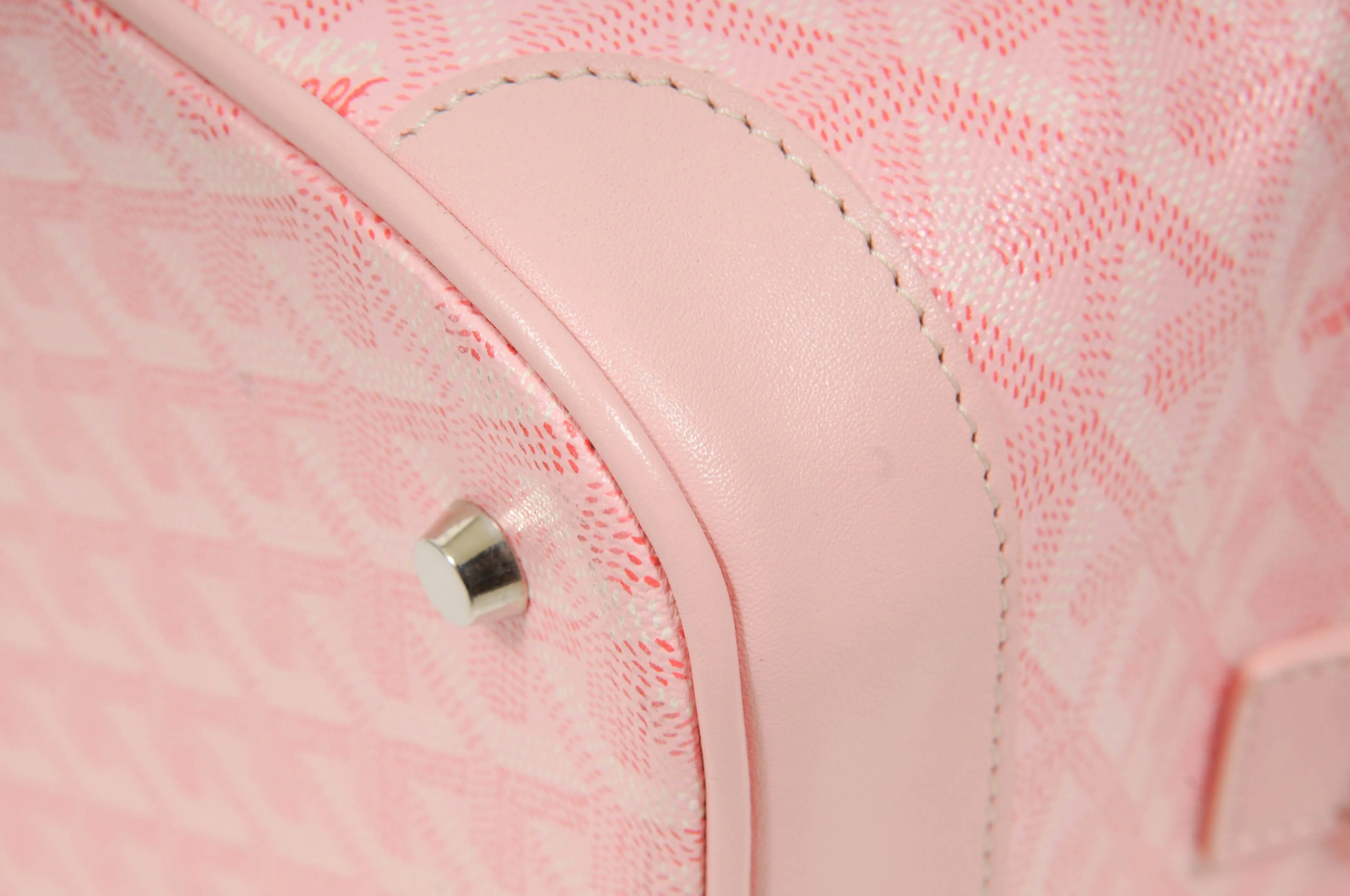 Goyard Pink Muse Vanity Case Trunk Crossbody Bag Purse