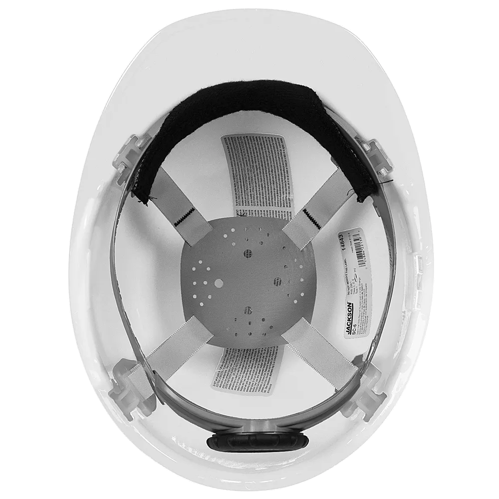 Hard Hat - Jackson Safety SC-6 Series Premium Cap-Style Slotted Hard Hat - Non-Vented, Various Colours