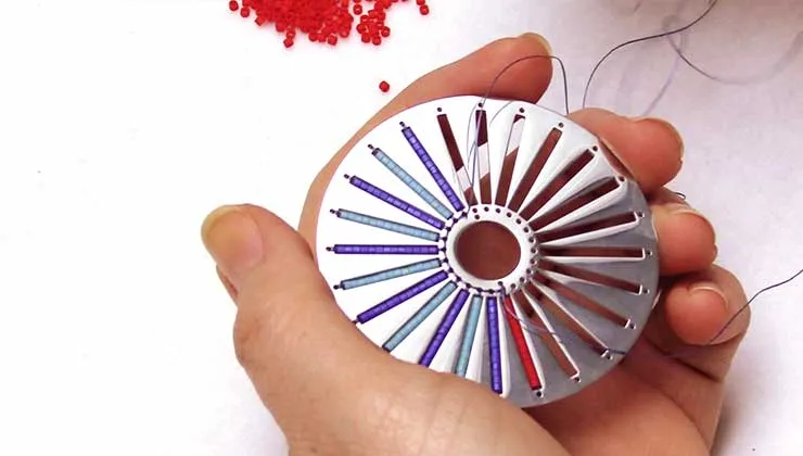 How to Add Beads to a Centerline Medallion Pendant Charm and Make a Necklace