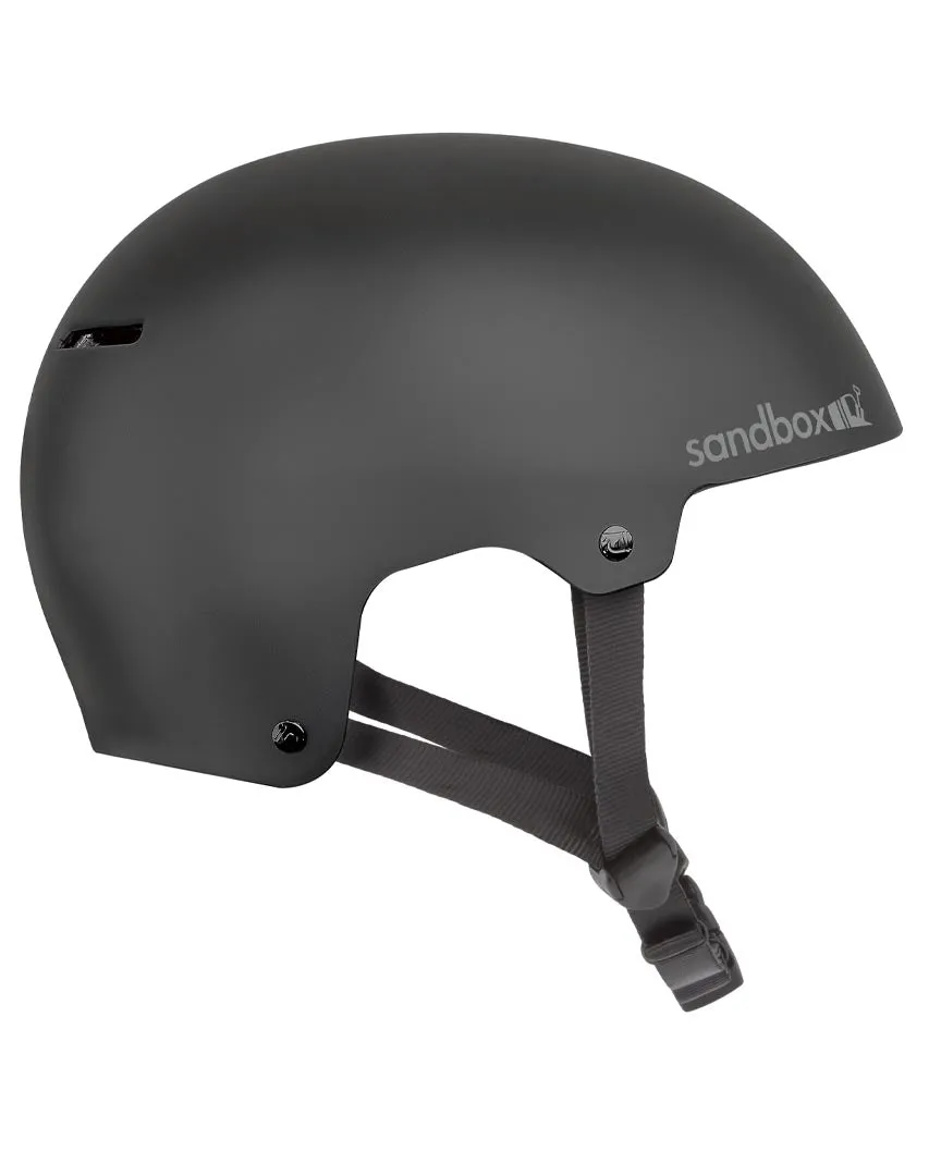 Icon Brain Bucket Winter Helmet - Black
