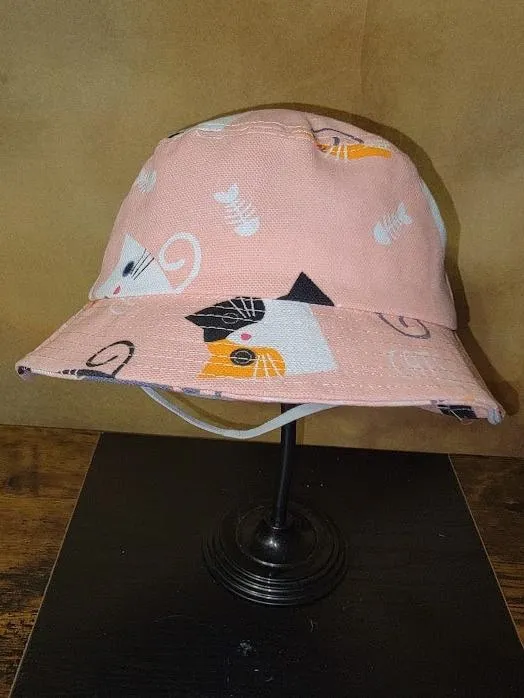 Kids Size 48-54cm Kitty Bucket hat