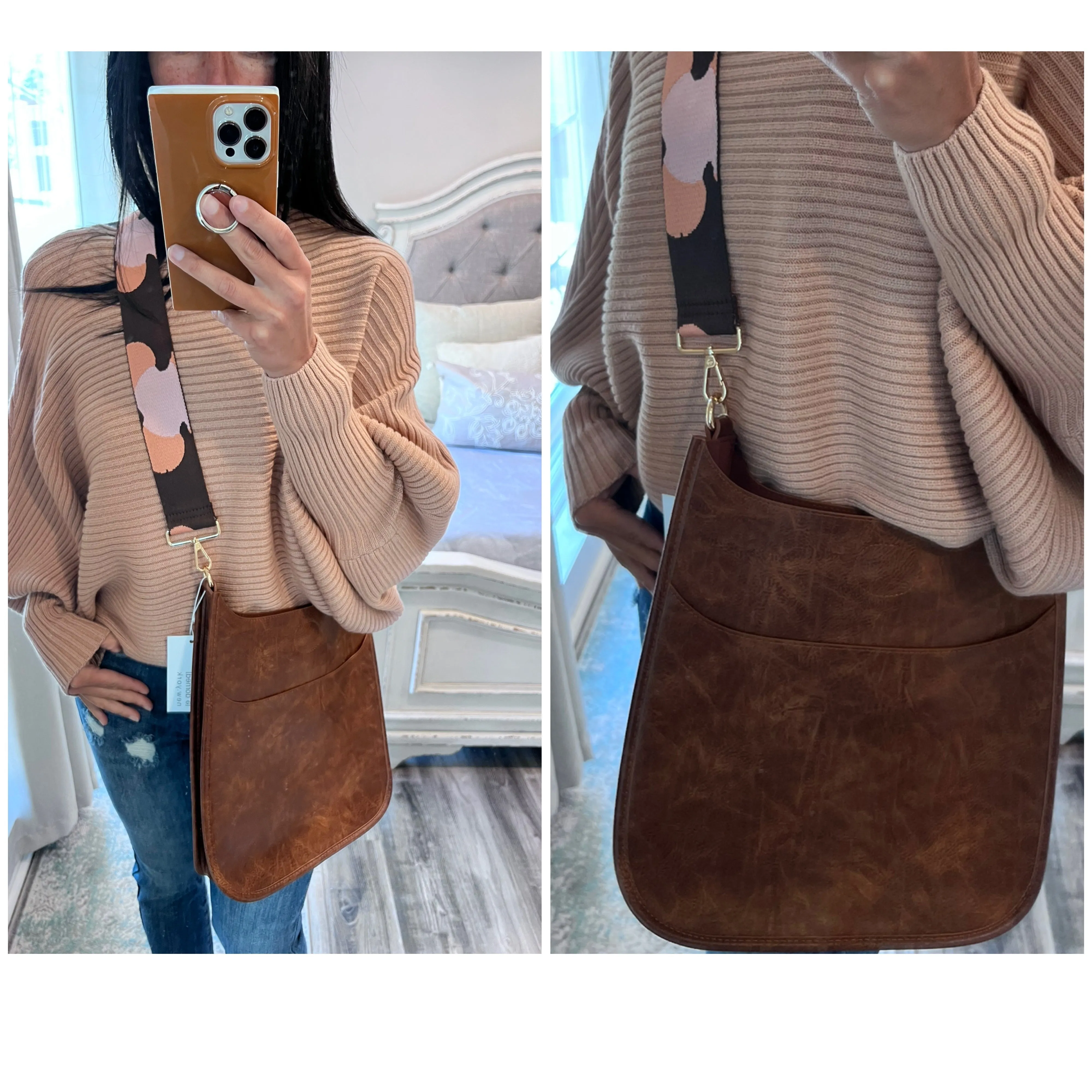 Large Vegan Messenger Bags